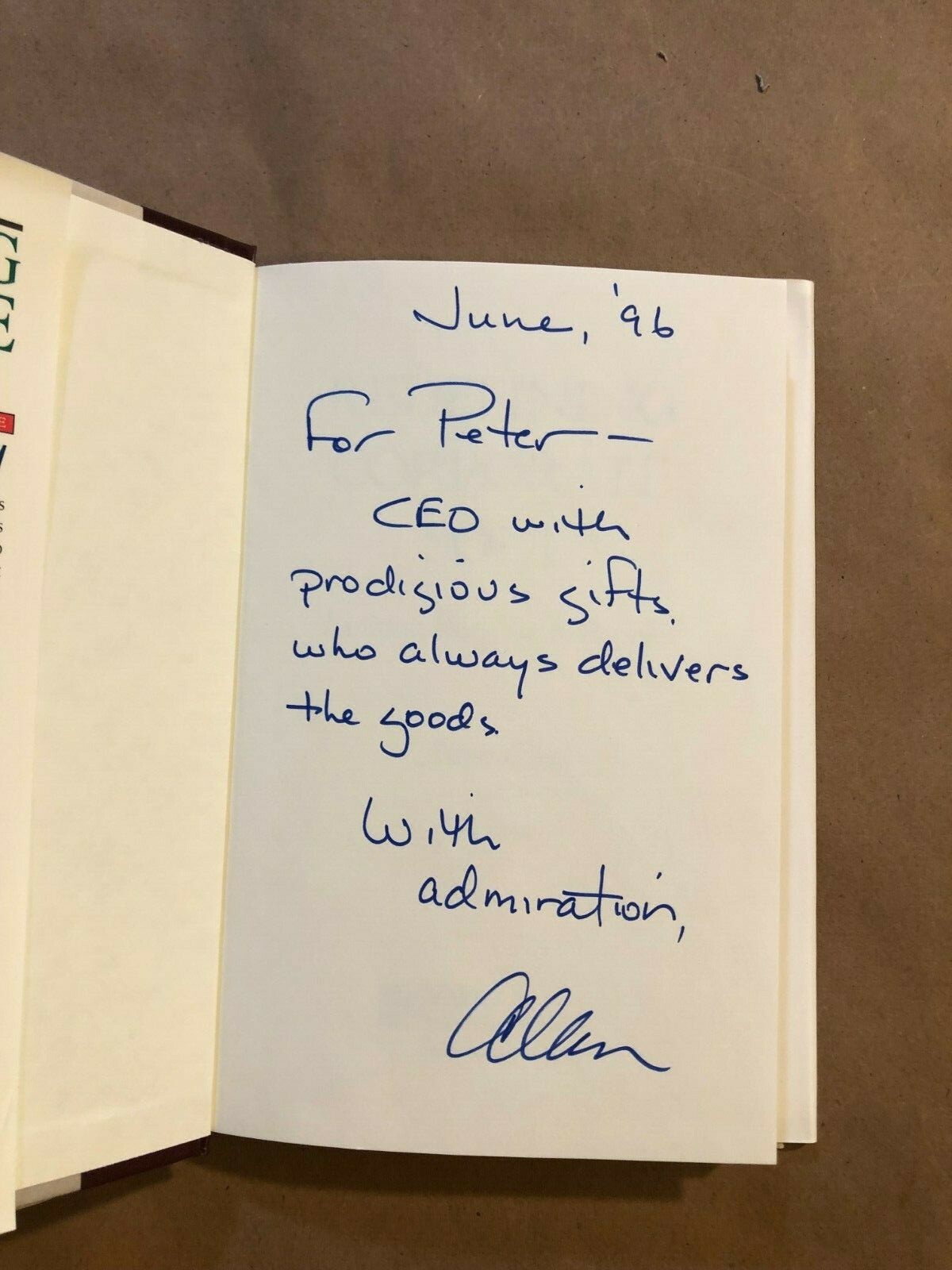REDEFINING CORPORATE SOUL: by Allan Cox – Hardcover with Dust Jacket – SIGNED