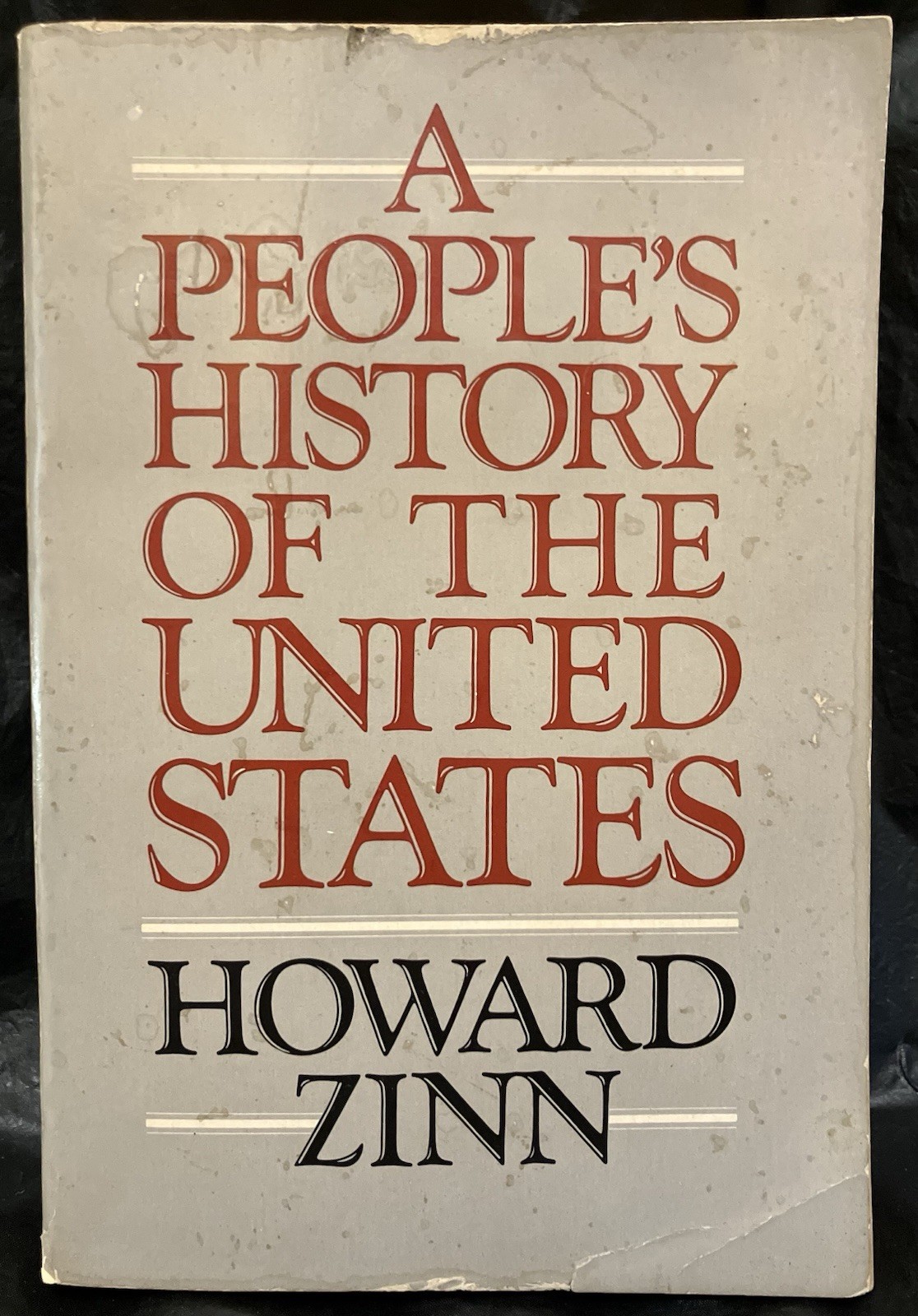 1980 „A PEOPLE’S HISTORY OF THE UNITED STATES“ Paperback Book! Howard Zinn, 1st