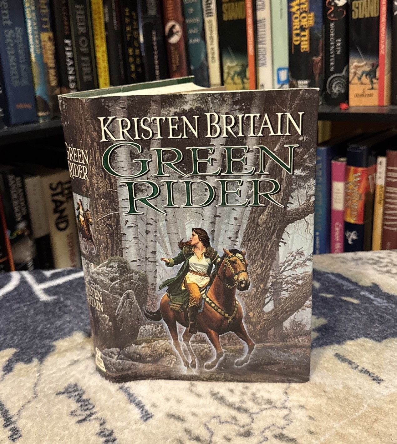 Green Rider by Kristen Britain (1998, Hardcover) First Edition/Print, 1st/1st VG