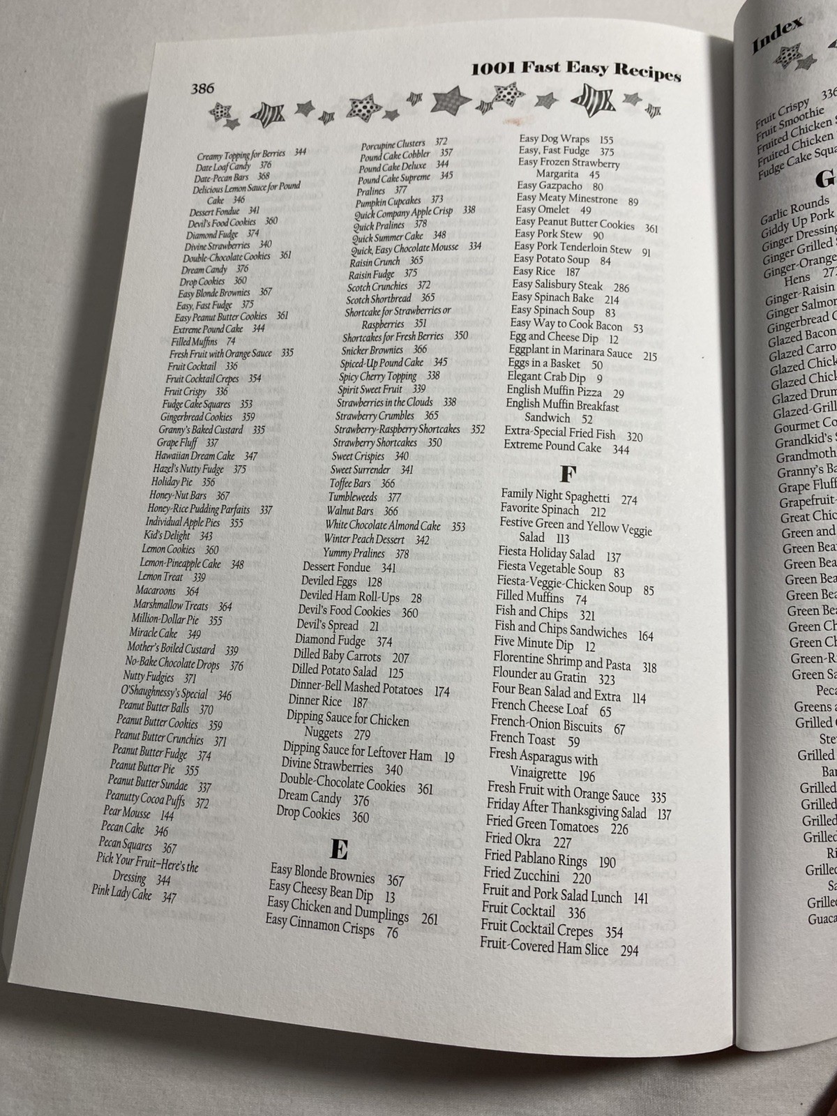 1001 Fast Easy Recipes 399 Pages Paperback
