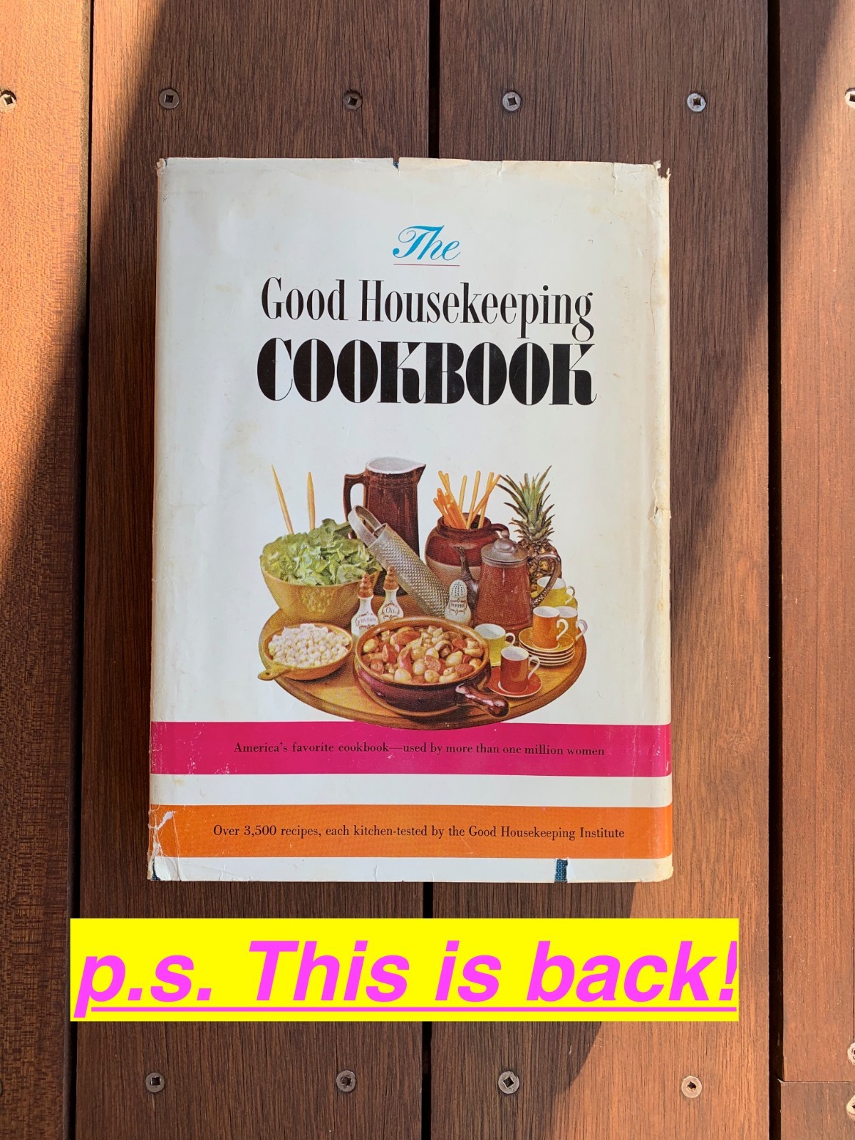 The New Good Housekeeping Cookbook 1963 Vintage Hardcover Blue 7th Print
