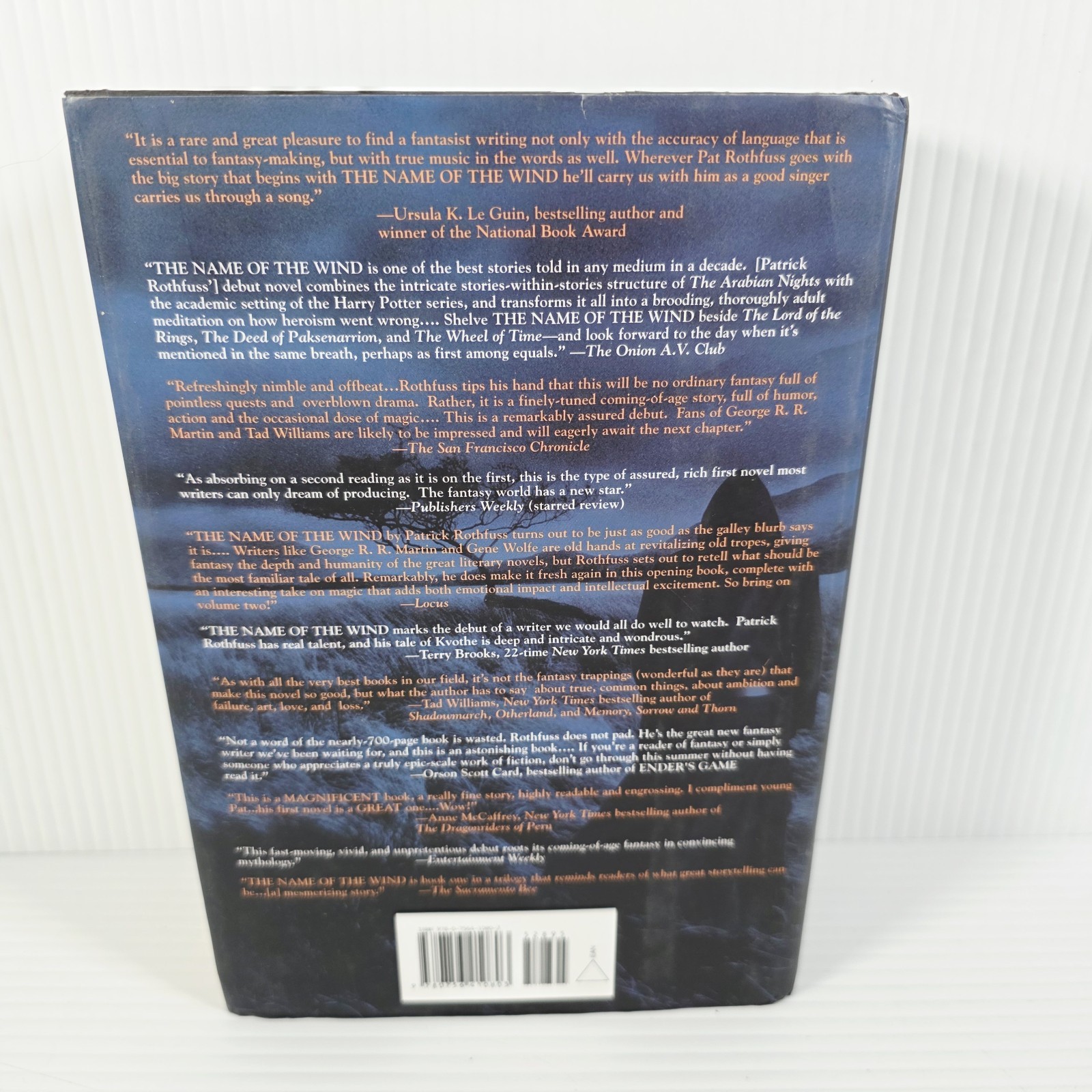 The Name of the Wind by Patrick Rothfuss – SIGNED First Hardcover Printing