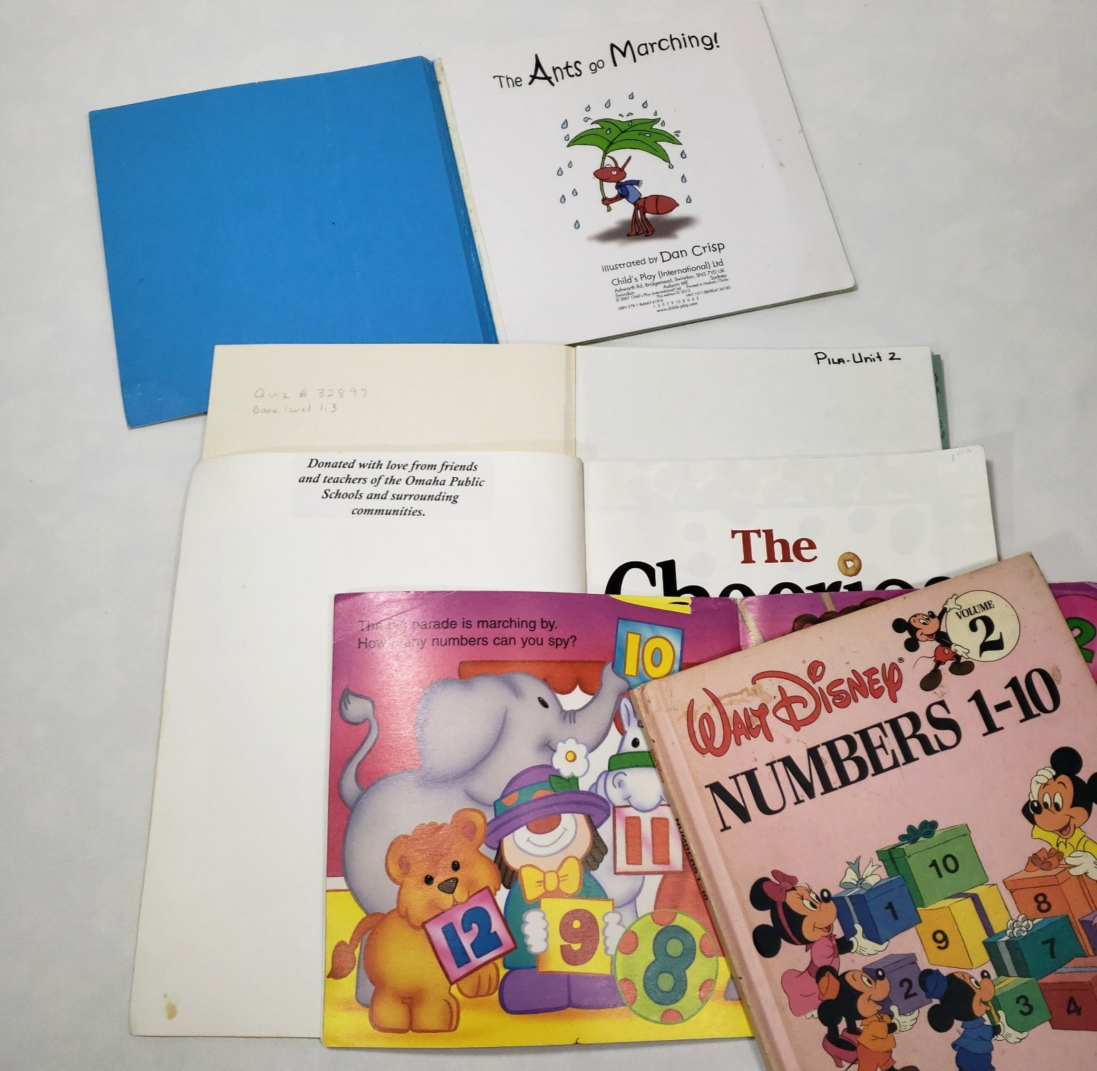 Kids Books About Counting Lot Of 10 Numbers Daycare Preschool Math Set 123s Set