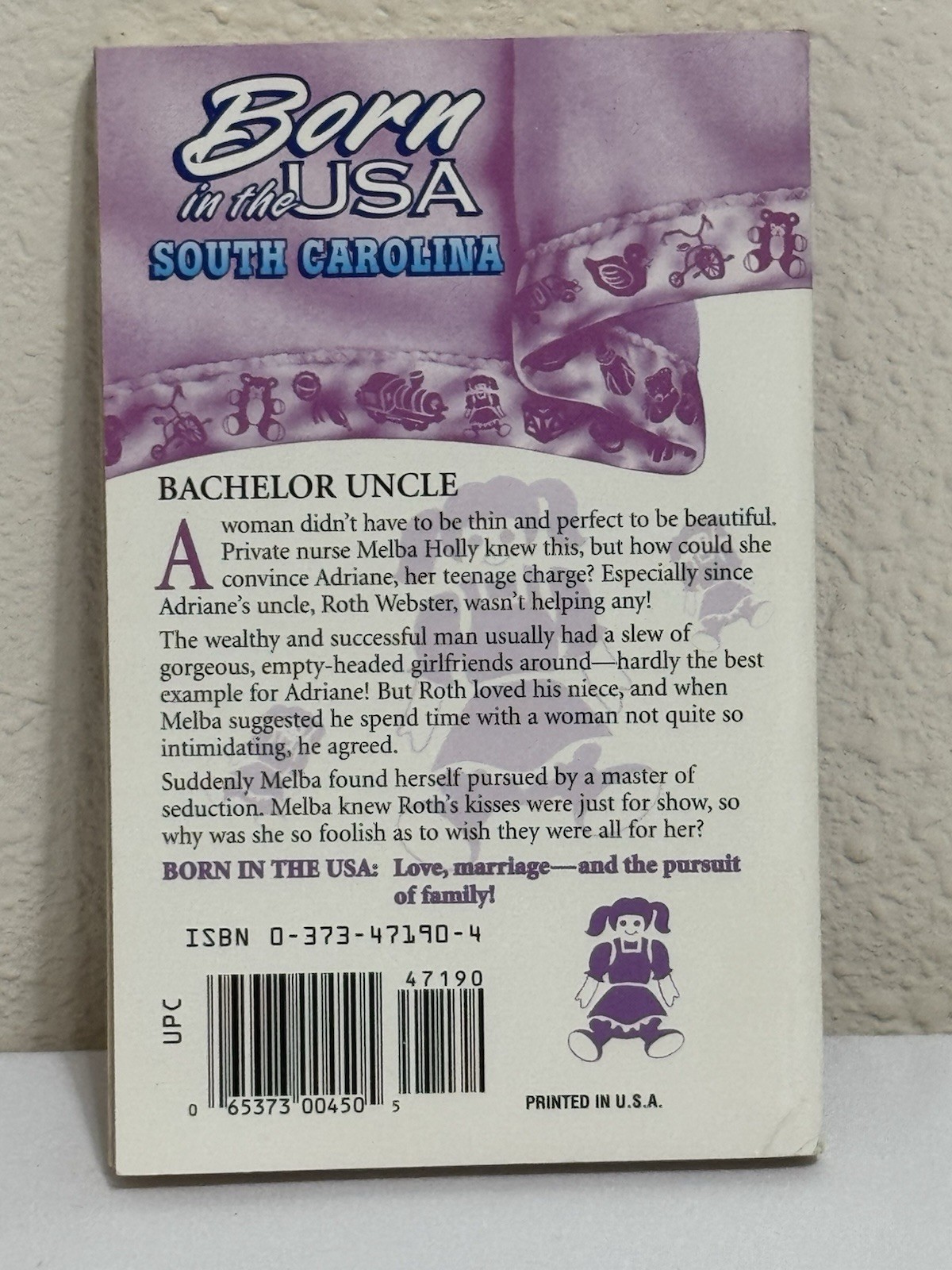 Harlequin Born In The USA Series Lot 4 Paperback Books