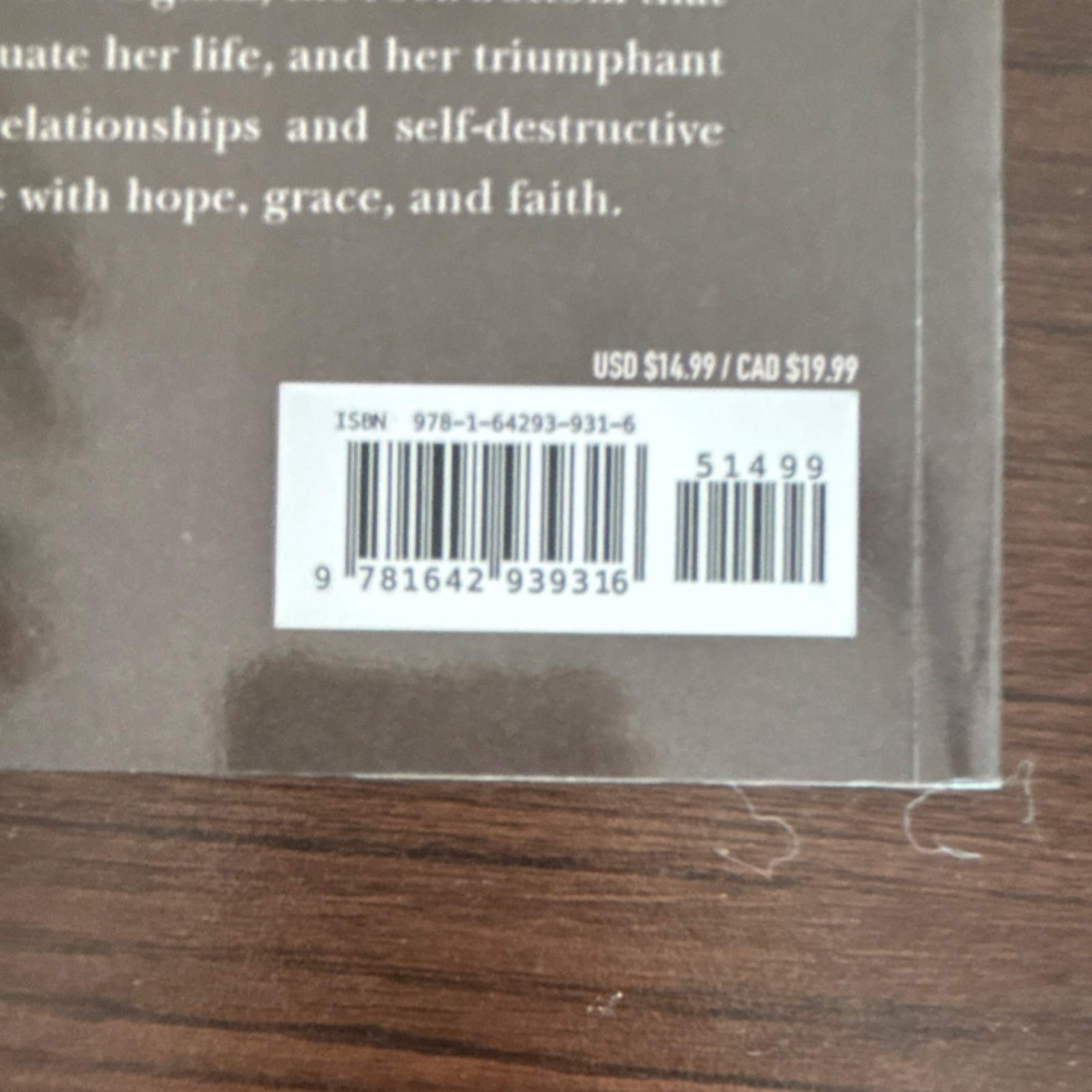 Leah Messer Hope, Grace & Faith Paperback Post Hill Press 2020 Memoir