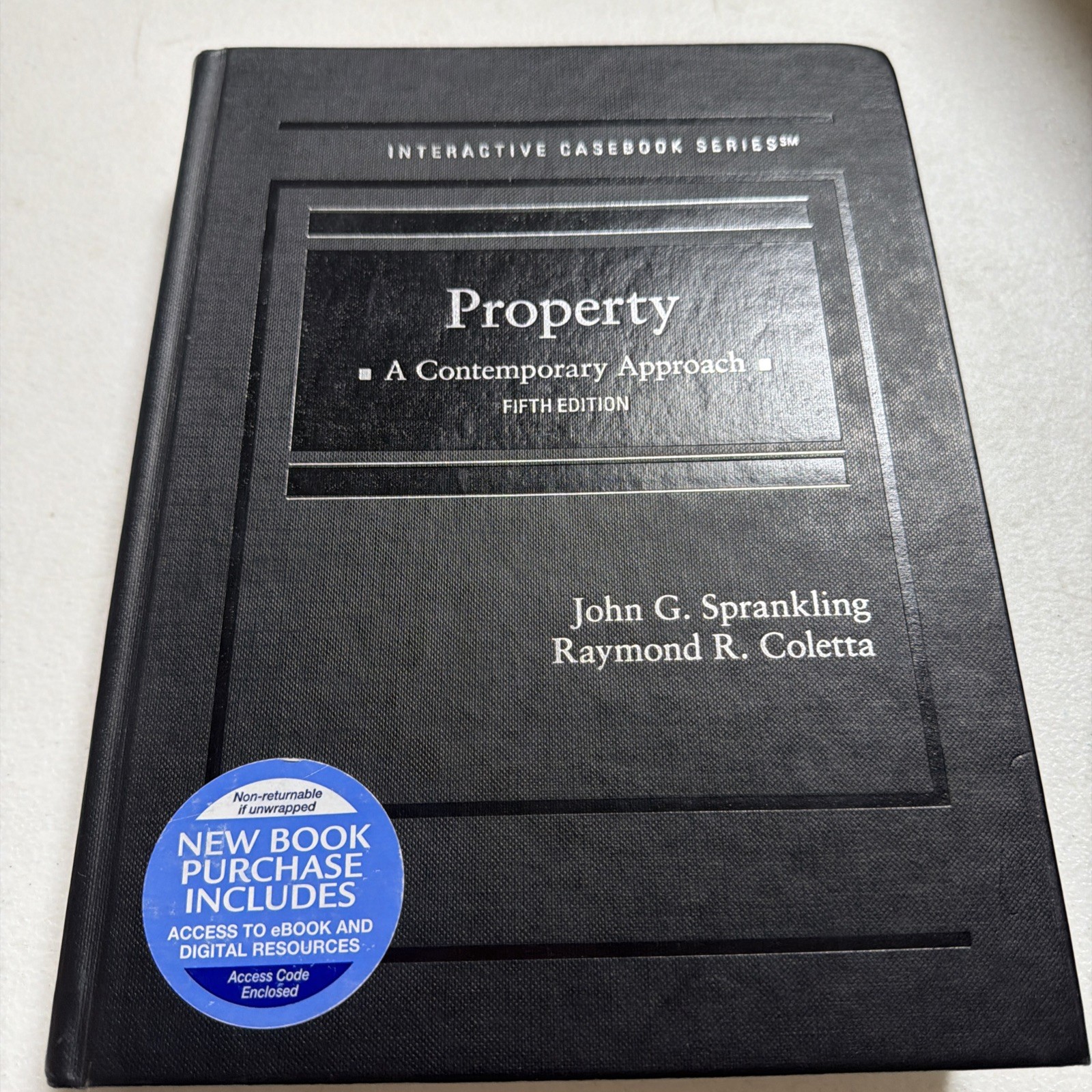 Property: A Contemporary – Hardcover, by Sprankling John; Coletta FIFTH EDITION