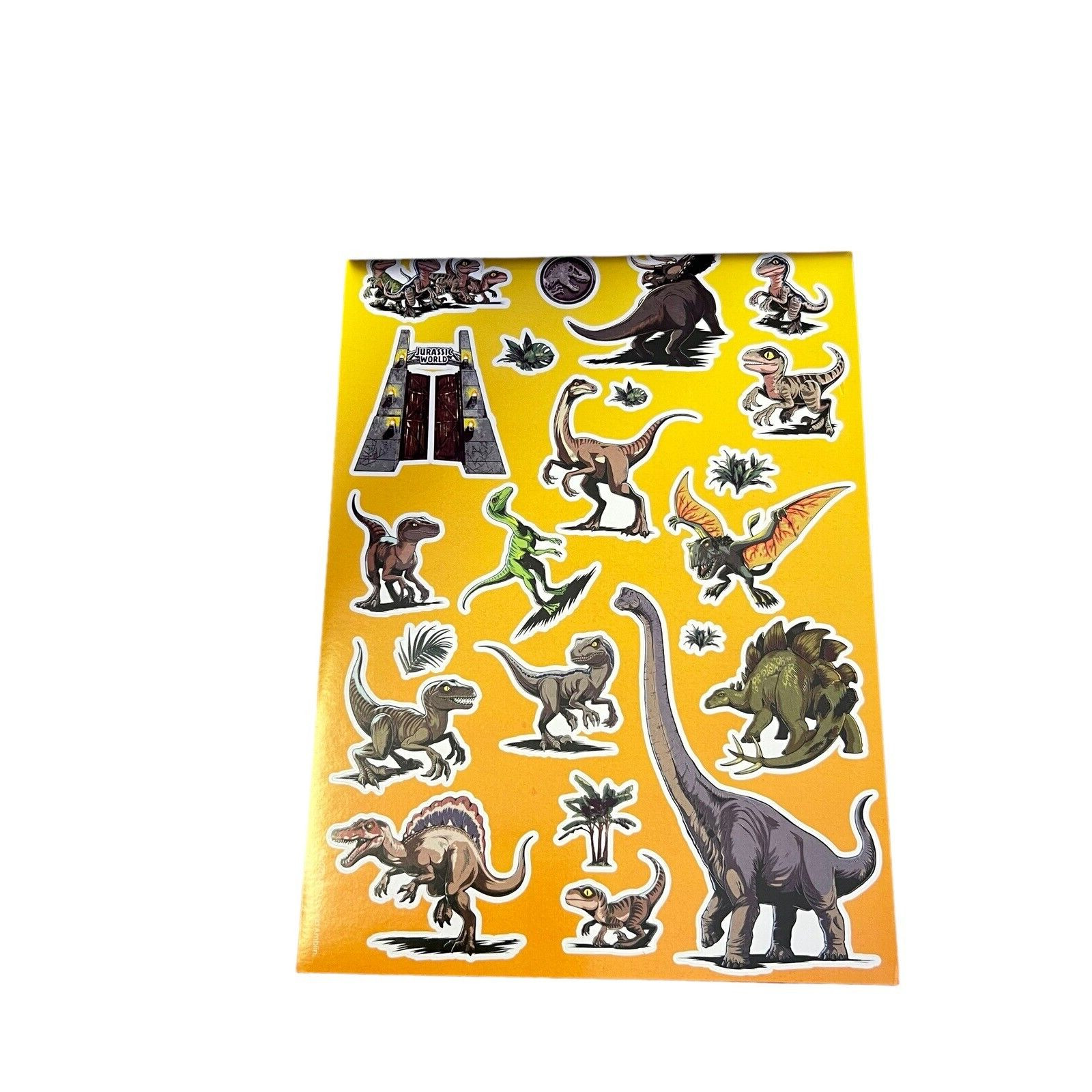 Jurassic World Create-a-Scene 2021 Activity Sticker Pad Read