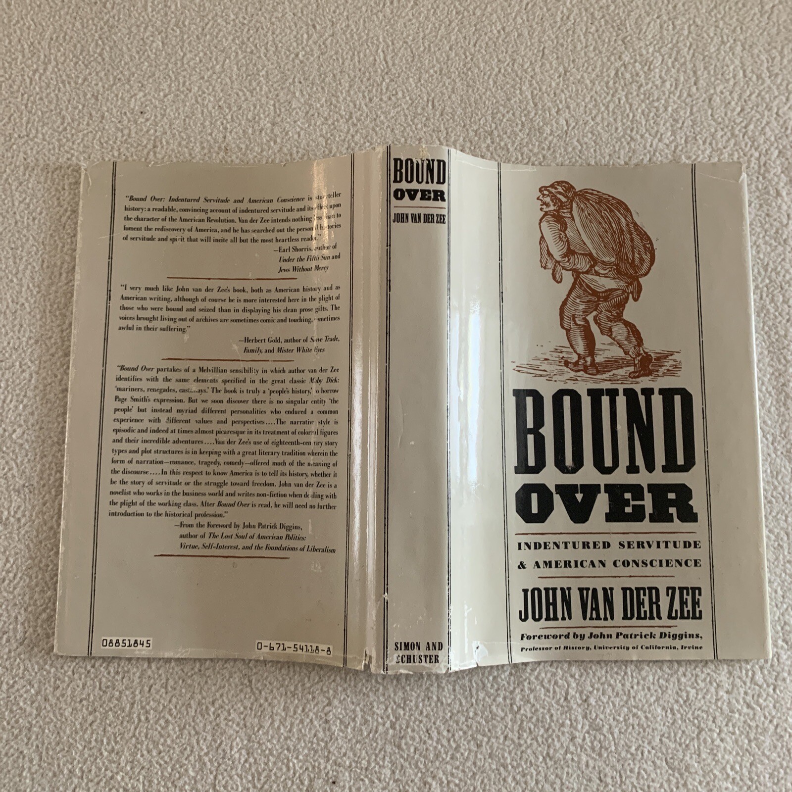 1st/1st! Bound Over by John Van Der Zee 1985 HCDJ Very good