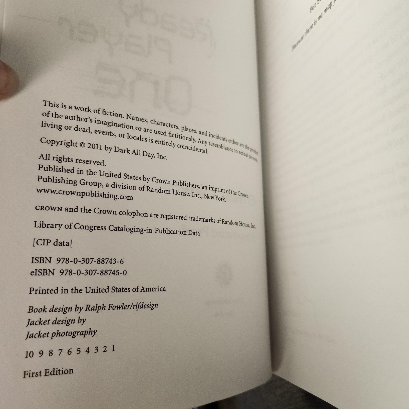 Ready Player One Ernest Cline Advance Reader’s Edition RARE Uncorrected Proof VG