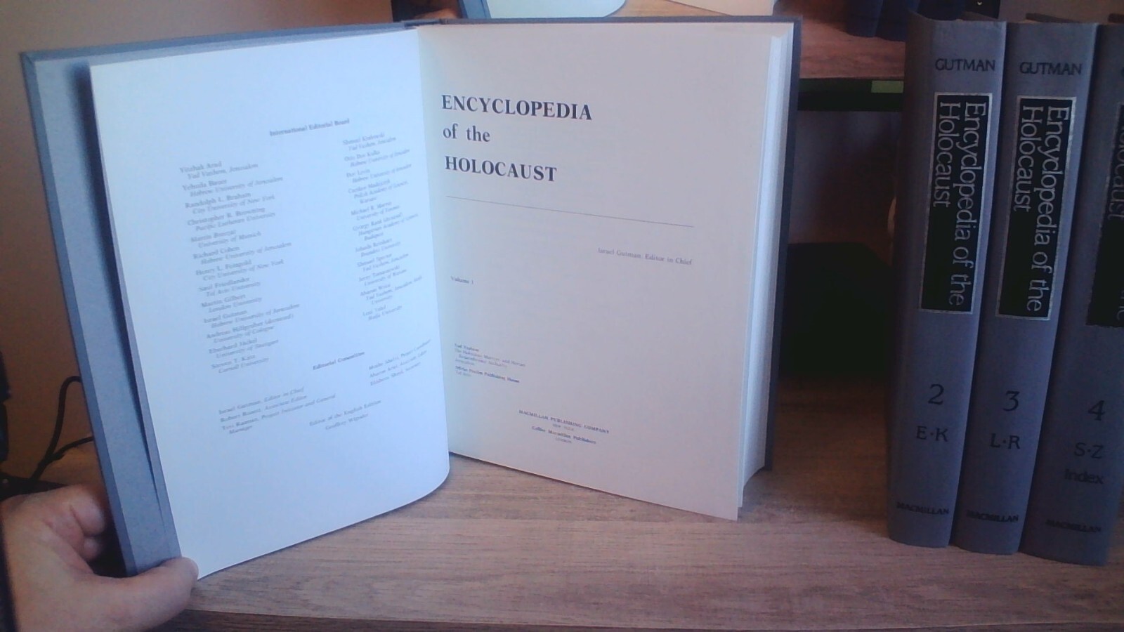 Encyclopedia of the Holocaust – Complete Set of 4 from 1990