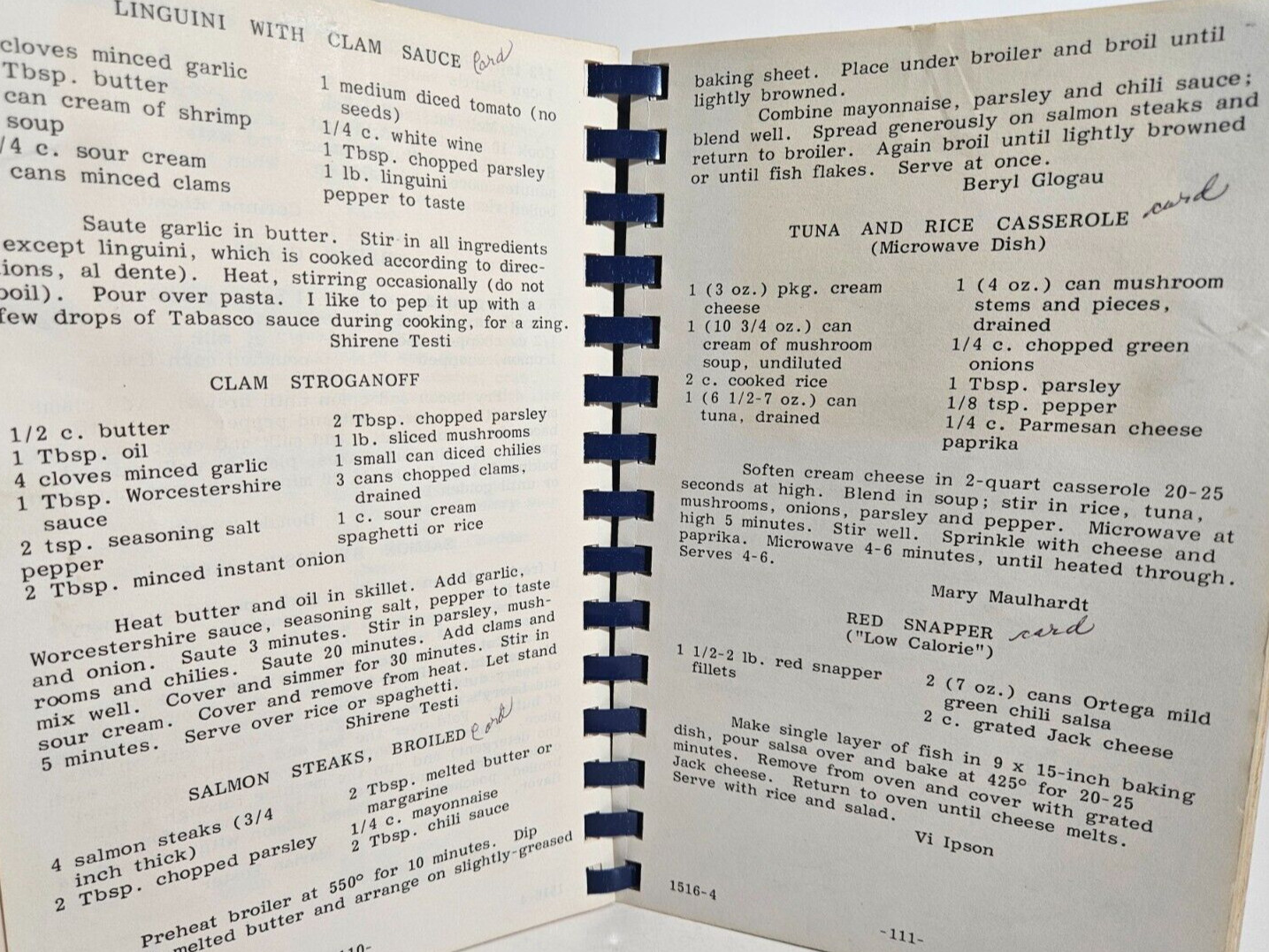 St. Johns Regional Medical Center Auxiliary Operation Cook Book, 1984