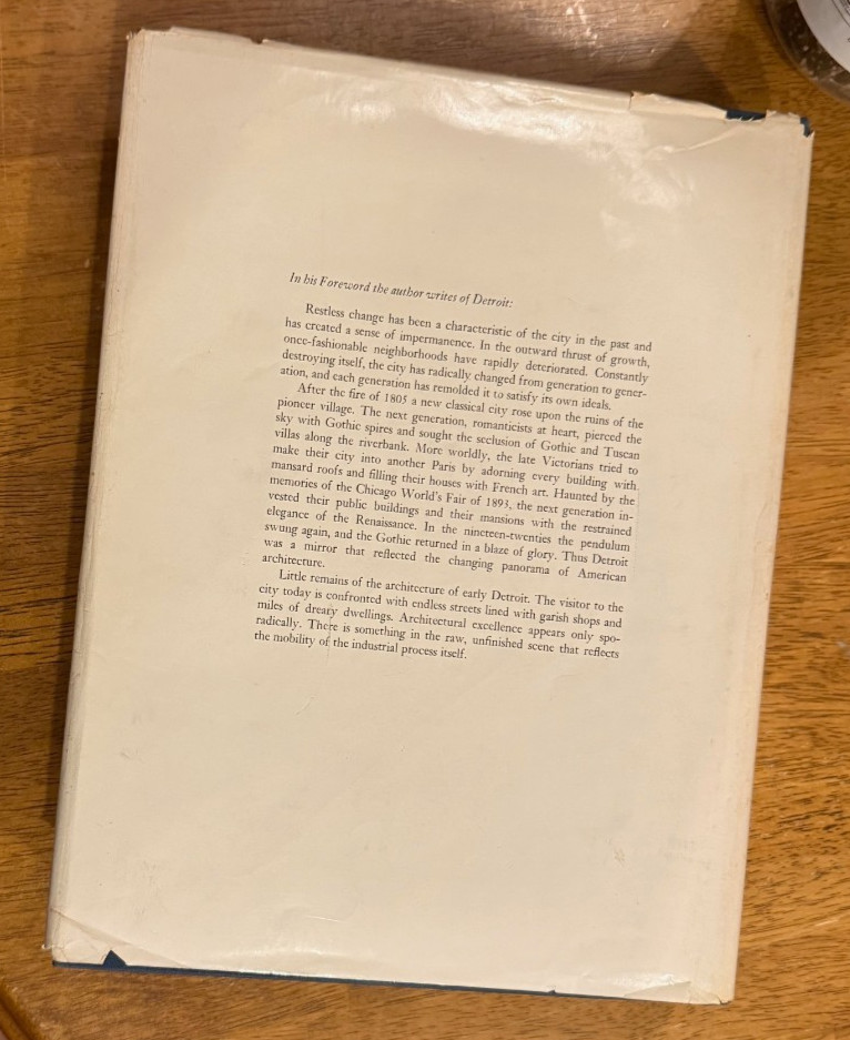 The Buildings of Detroit: A History