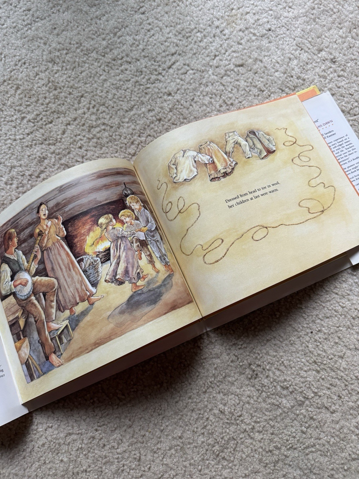 Warm As Wool (Aladdin Picture Books) by Scott Russell Sanders LIKE NEW