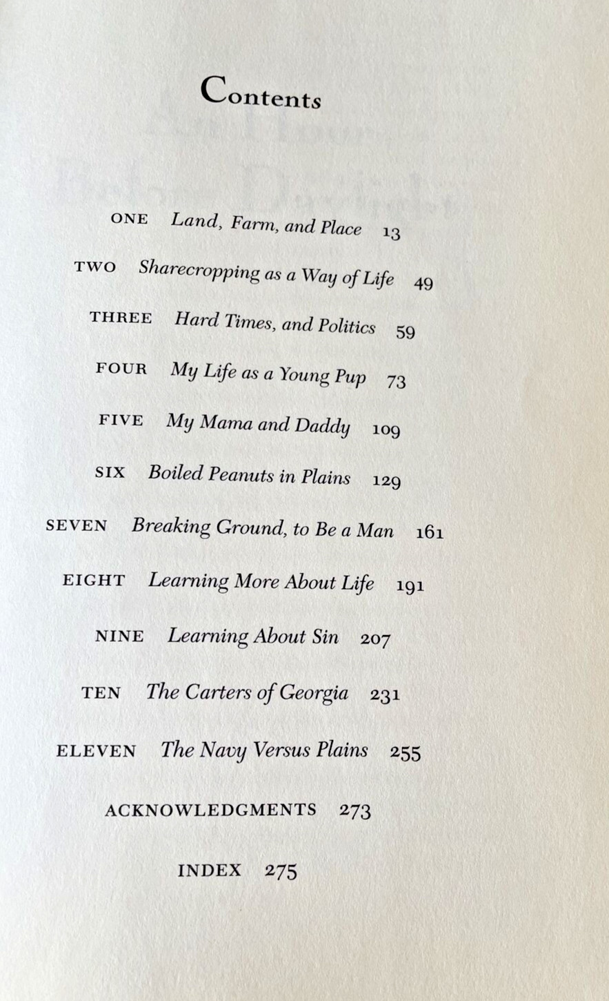 An Hour Before Daylight Memories of a Rural Boyhood Jimmy Carter Biography HC