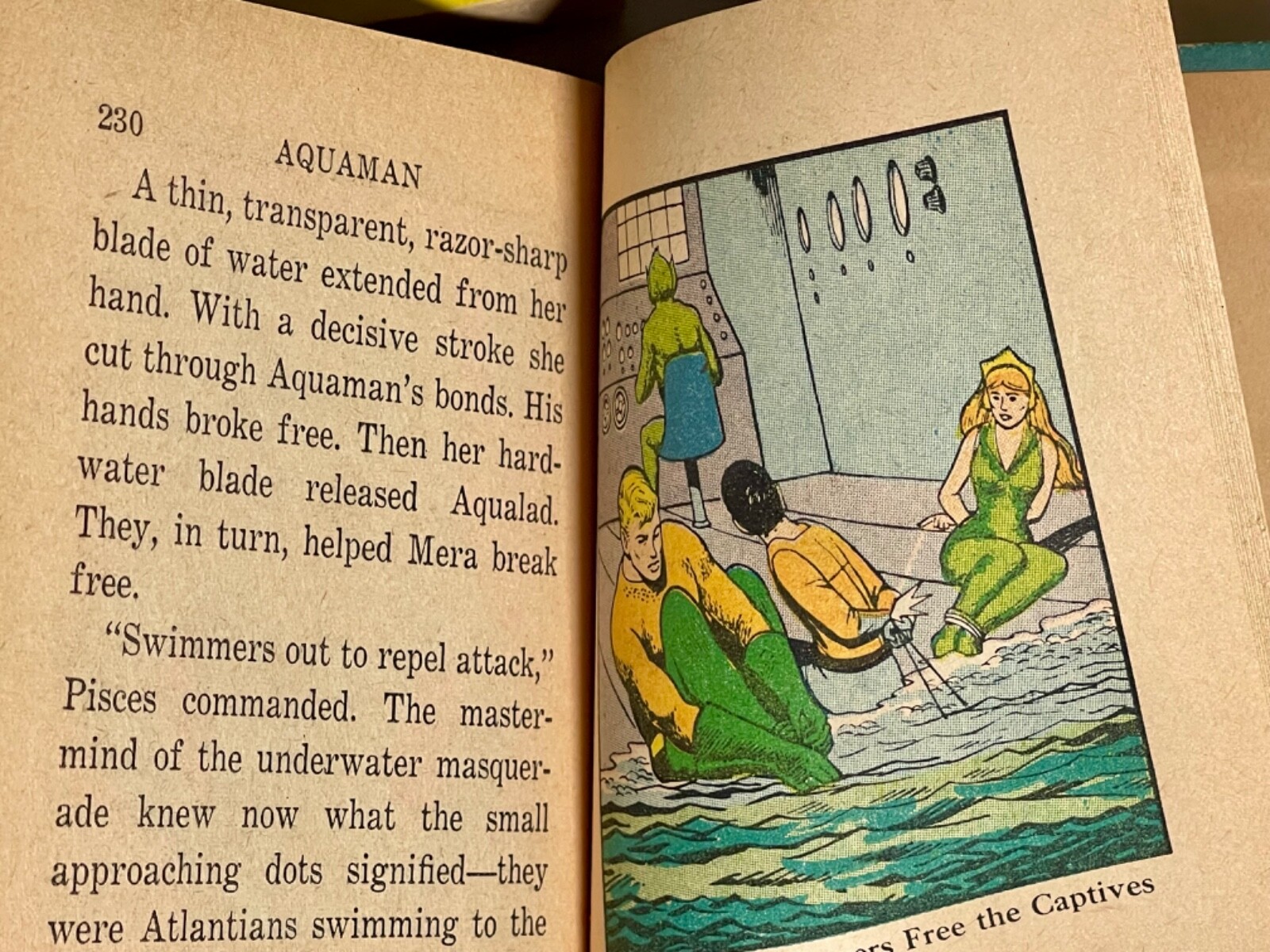 Big Little Book Whitman Aquaman, Batman and Fantastic Four Lot of 3 Books used
