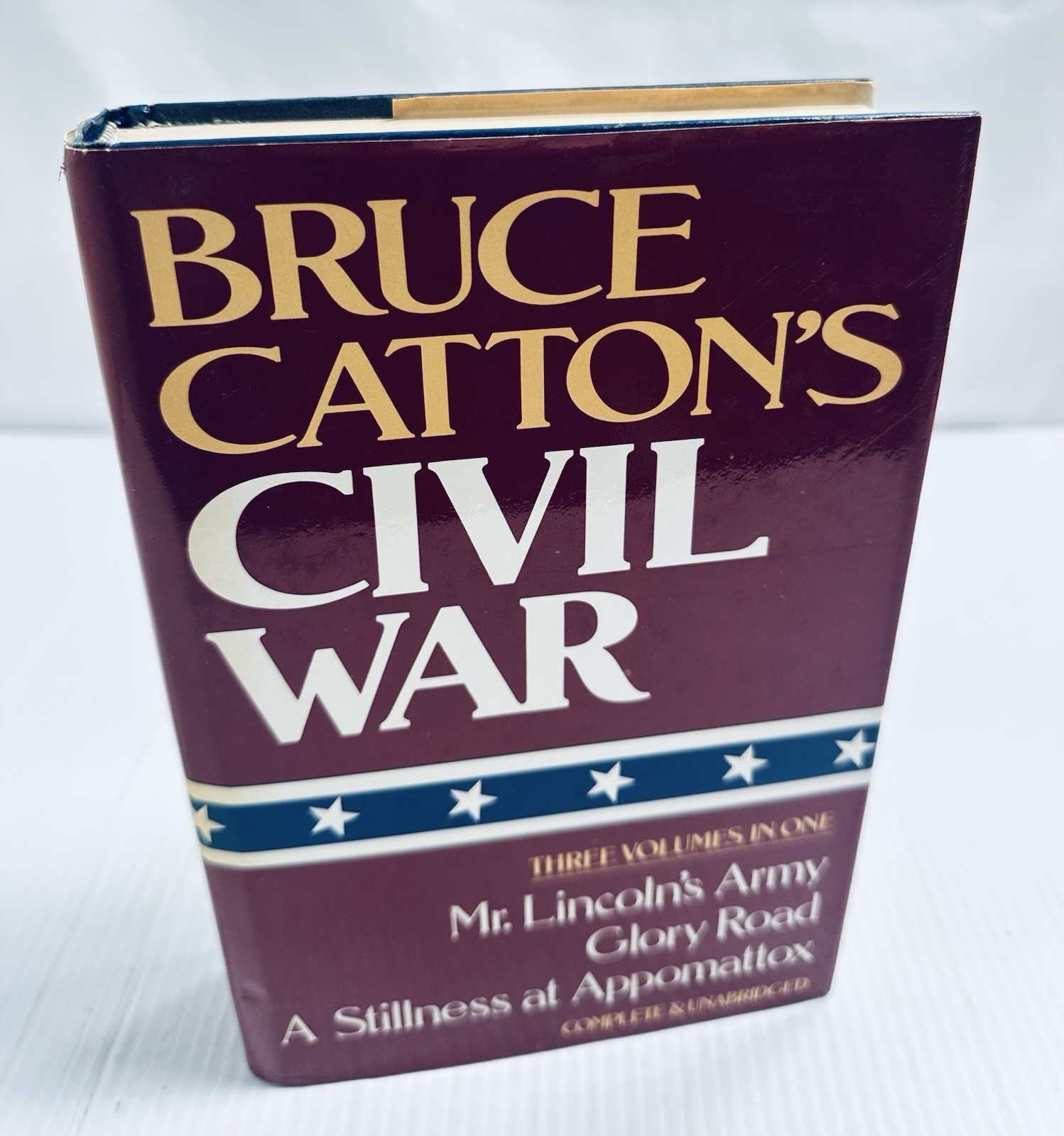 Civil War Bruce Catton 1984 Three Volumes in One Illustrated History Book
