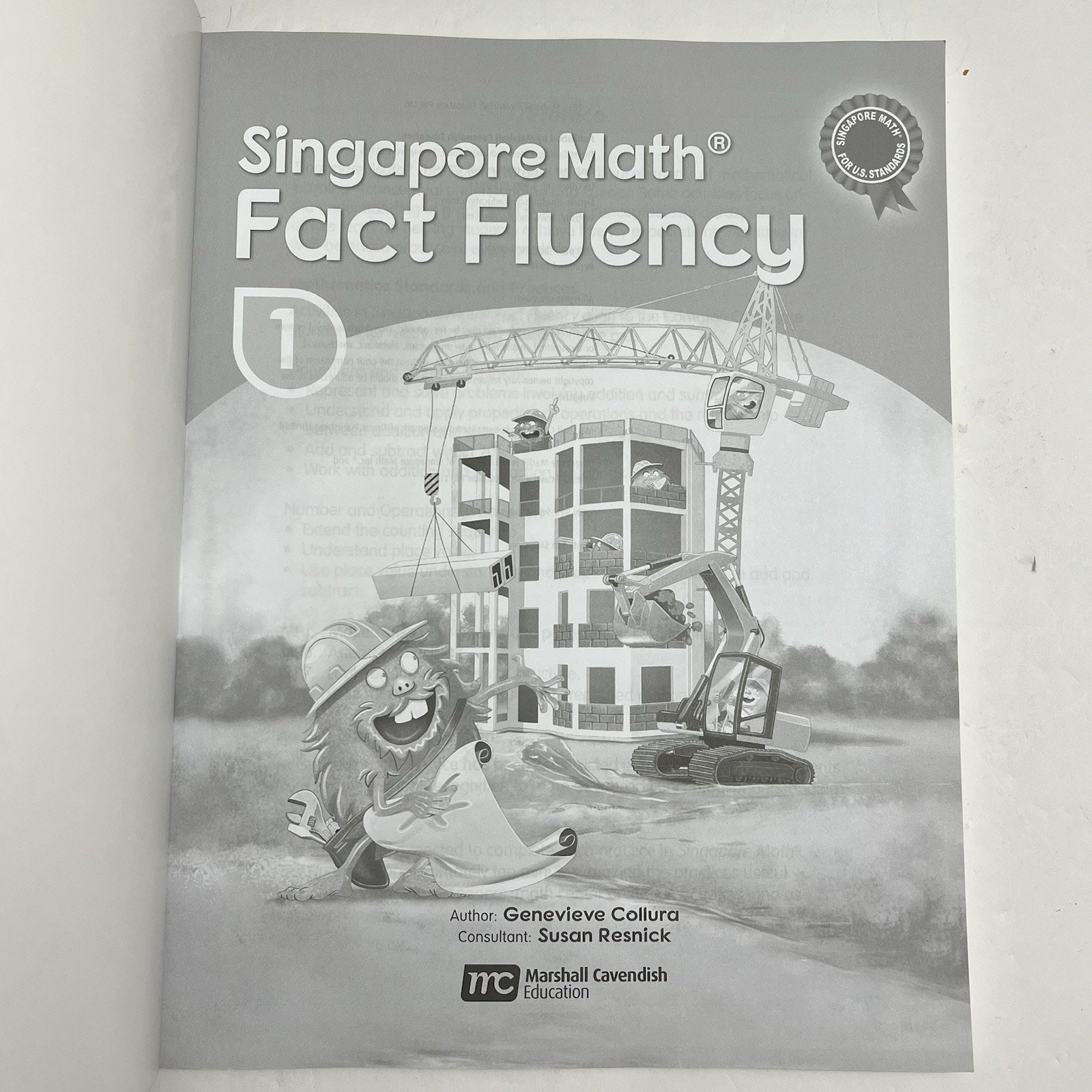 Singapore Math Fact Fluency 1 from Marshall Cavendish Education Paperback