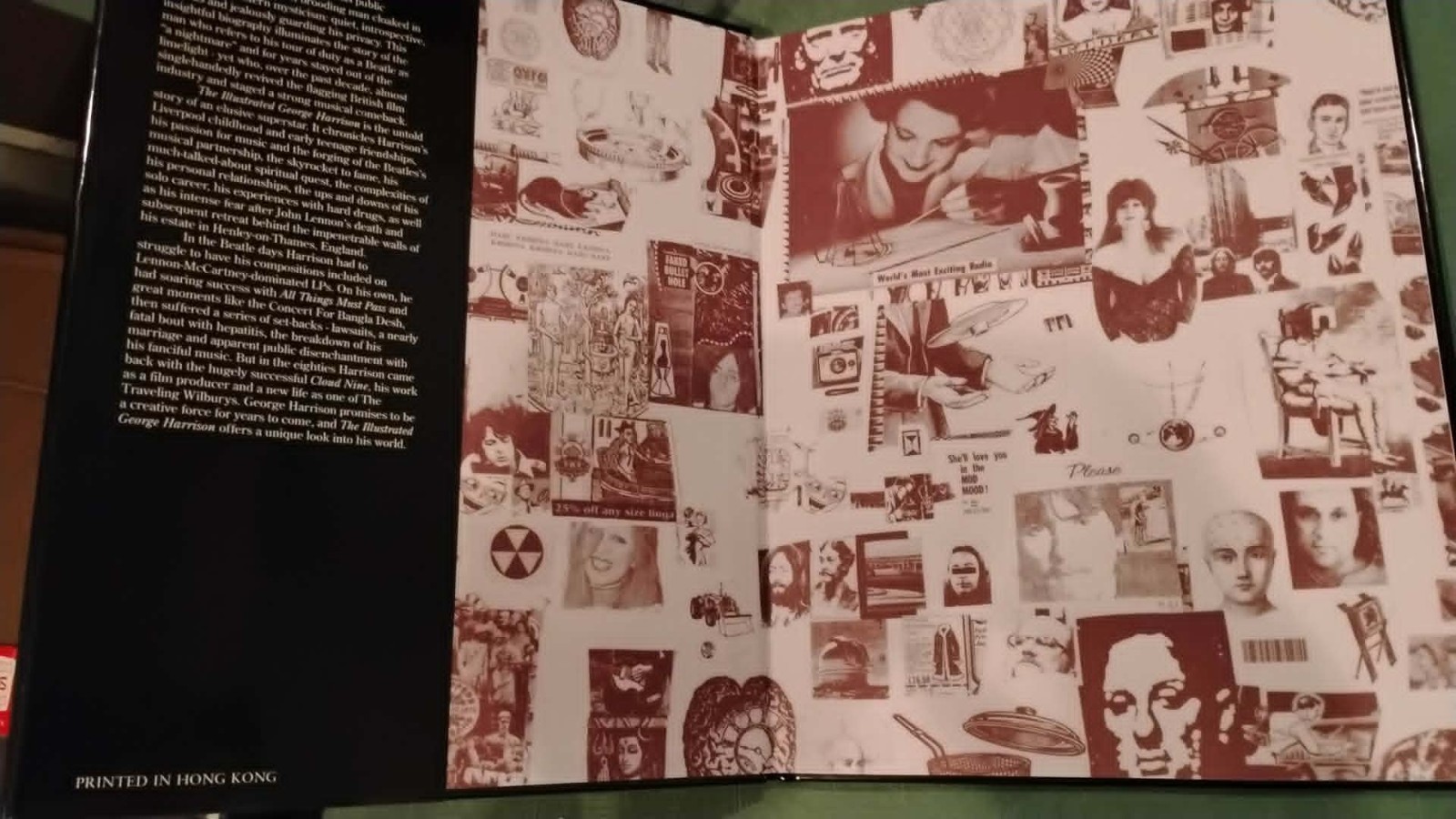 1993 HC book The Illustrated George Harrison by Geoffrey Giuliano, 96 pages