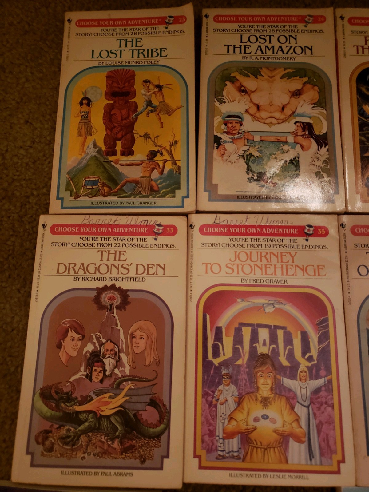 15 choose your own adventure book series set lot retro vintage and recent