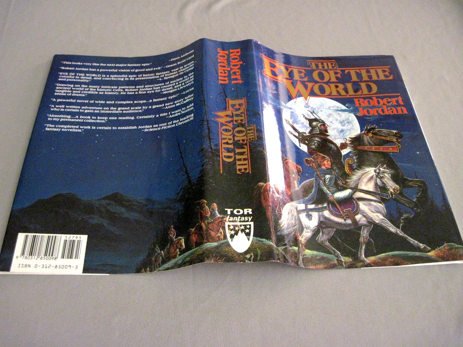 The Eye of the World Robert Jordan Signed First Edition 10th Printing Hardcover