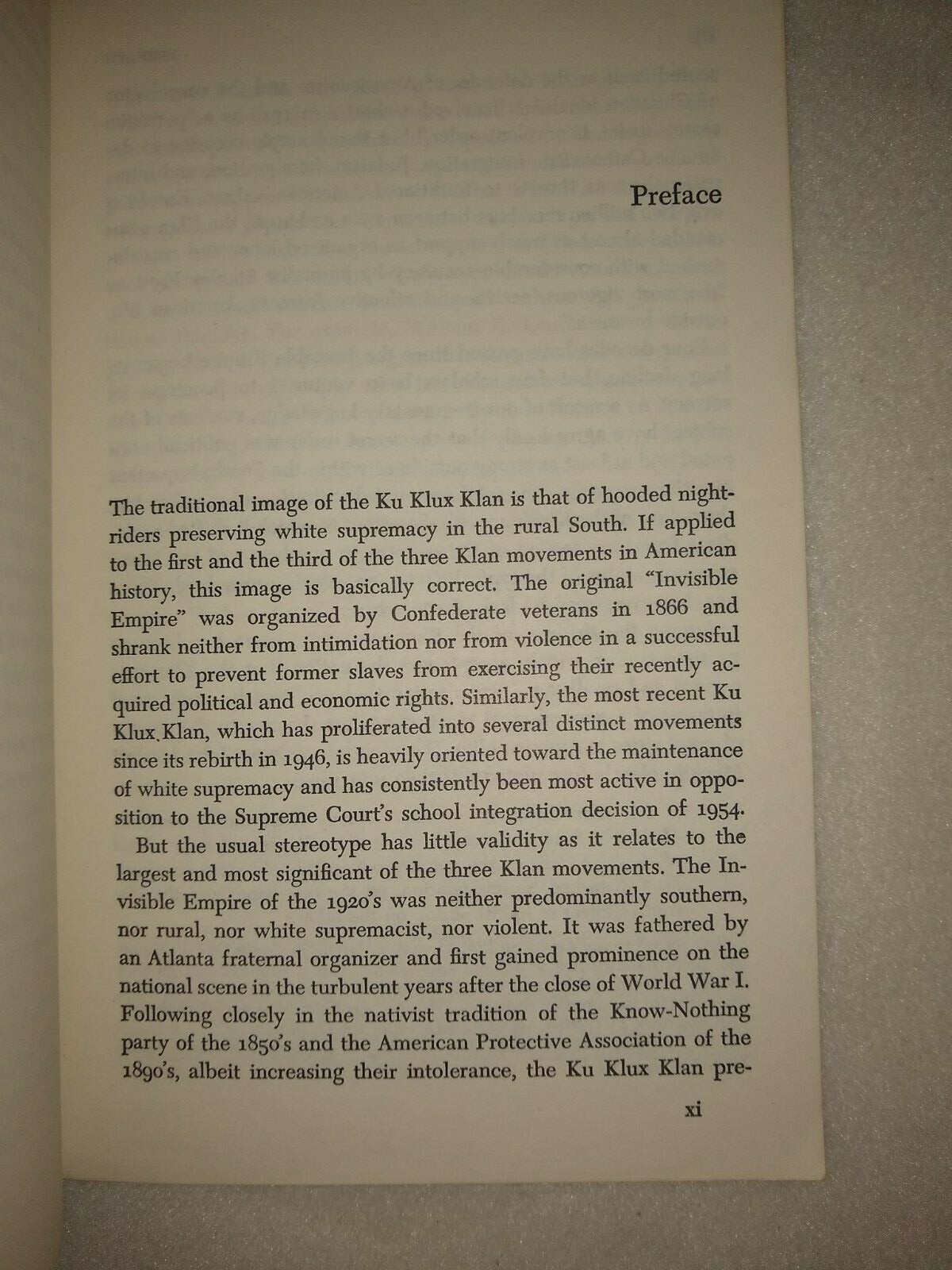 The Ku Klux Klan In The City 1915-1930 by Kenneth T. Jackson pb ’67 Oxford Press