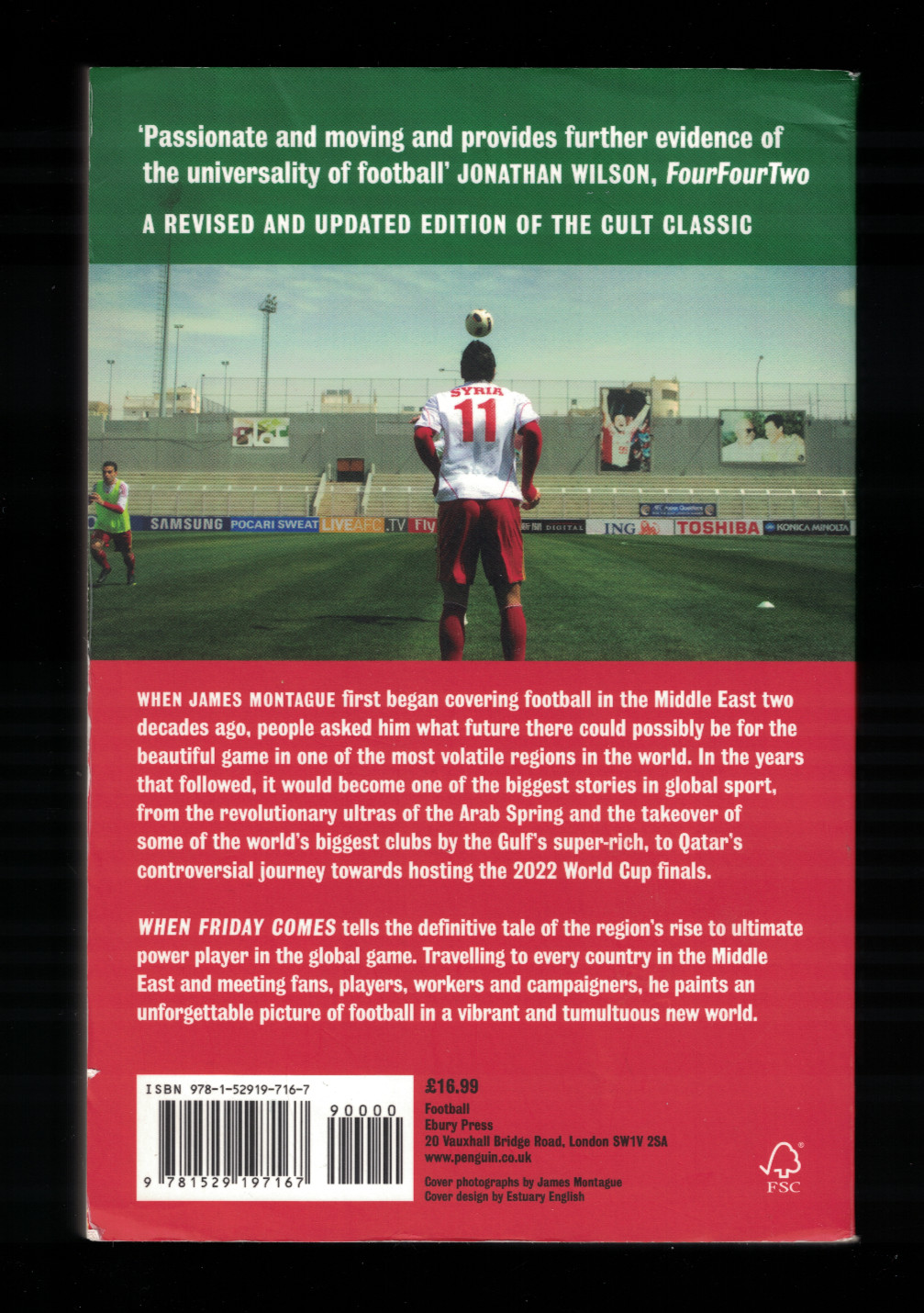 „When Friday Comes“ by James Montague 2022 Ebury Press PB Football Revolution