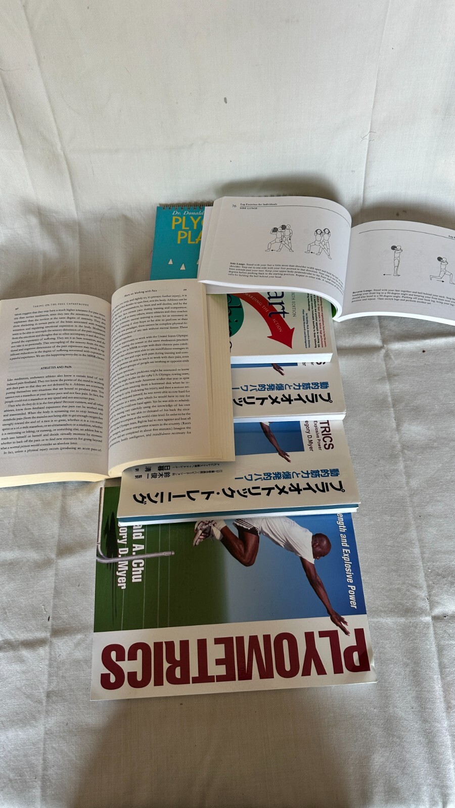 Bundle of 10 Coaching, Plyometrics, and Wellness Books – Donald Chu, Jon Kabat-Z