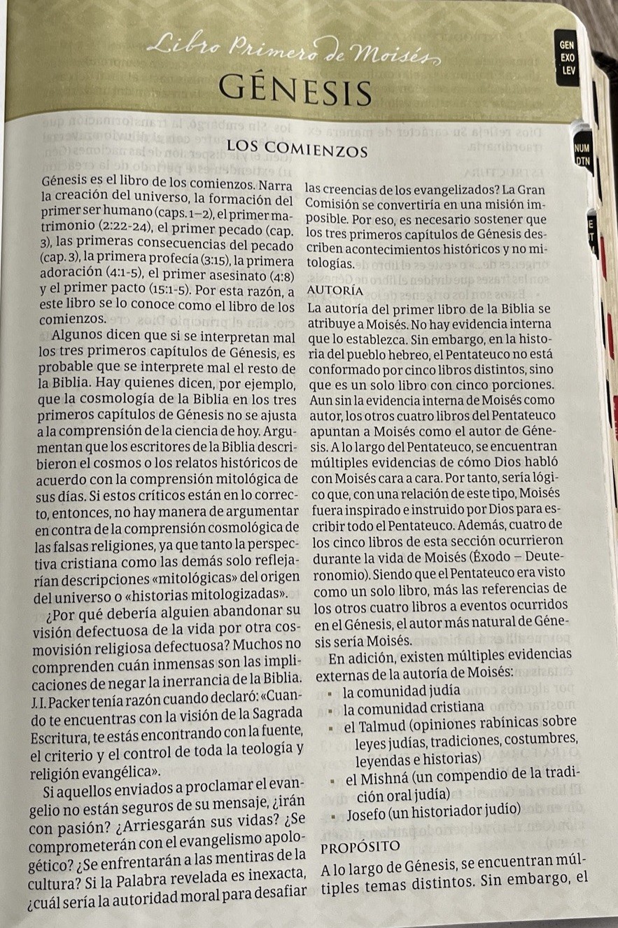 Biblia tematica RVR 1960 de Estudio, Marrón OscuroPiel Fabricada indice