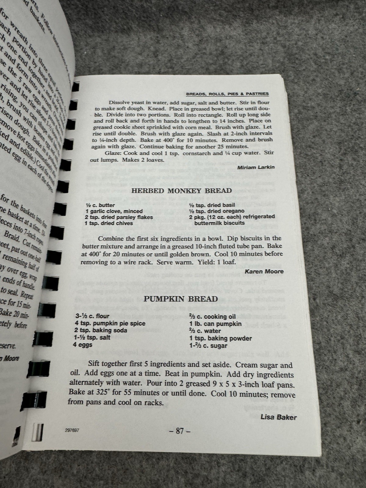 A Taste of Hope Cookbook Hope Lutheran Church Virginia Beach VA 1997