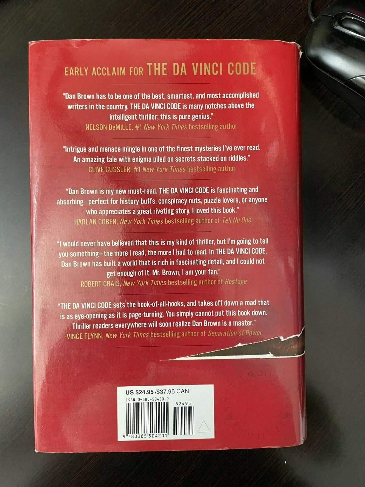 Robert Langdon Ser.: The Da Vinci Code : A Novel by Dan Brown (2003, Hardcover) 
