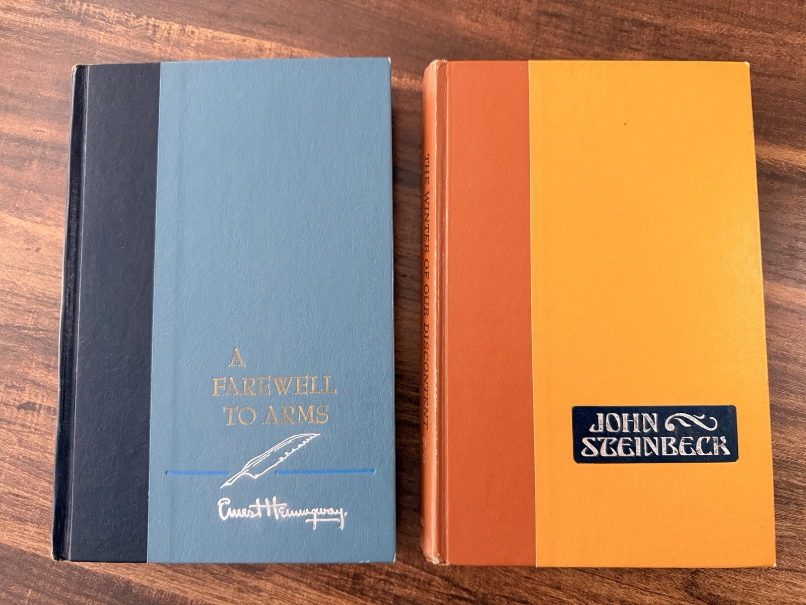 A Farewell to Arms Hemingway 1957 The Winter Of Our Discontent Steinbeck 1961
