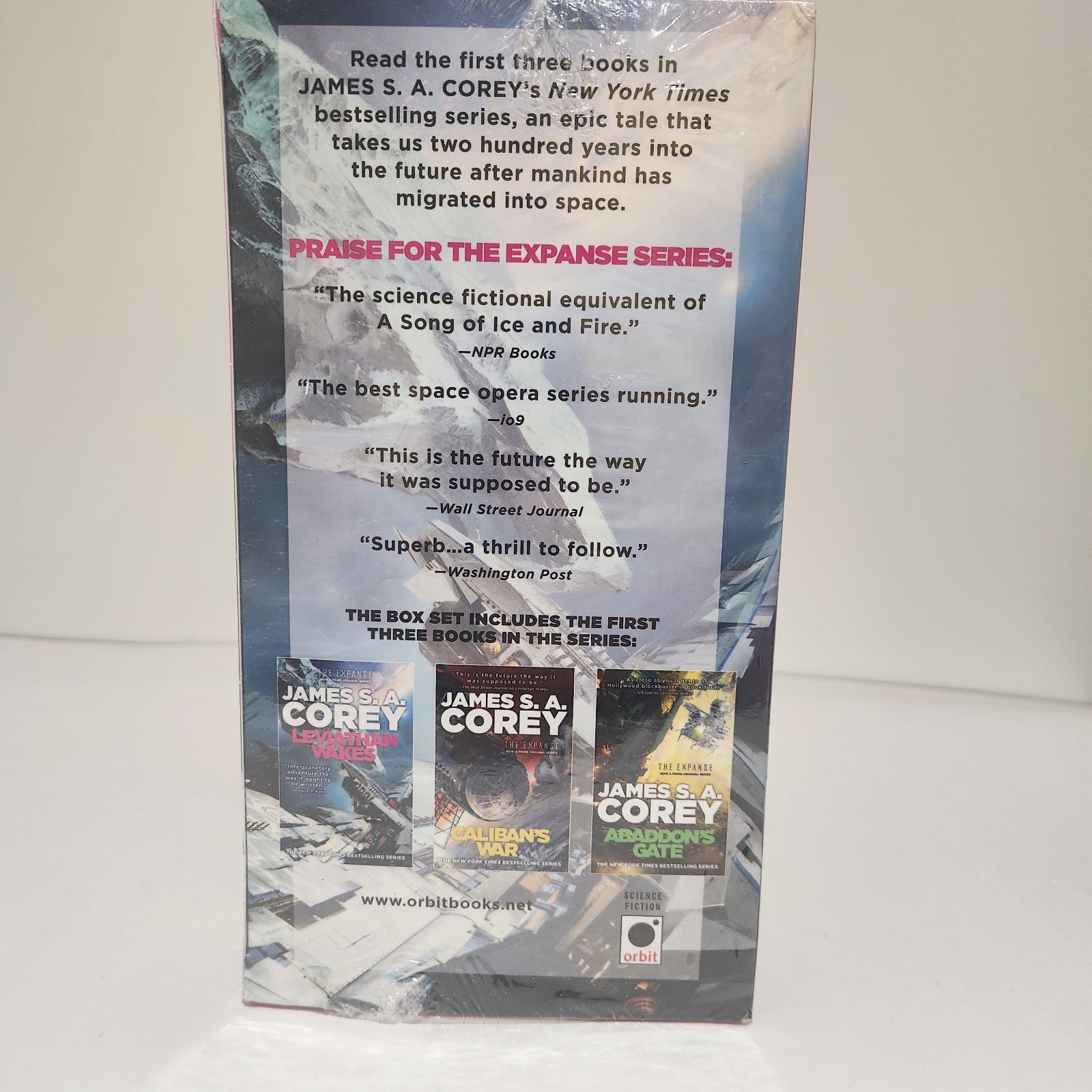 James Corey – Expanse Boxed Set: Books 1 – 3; slipcase, NEW, SEALED