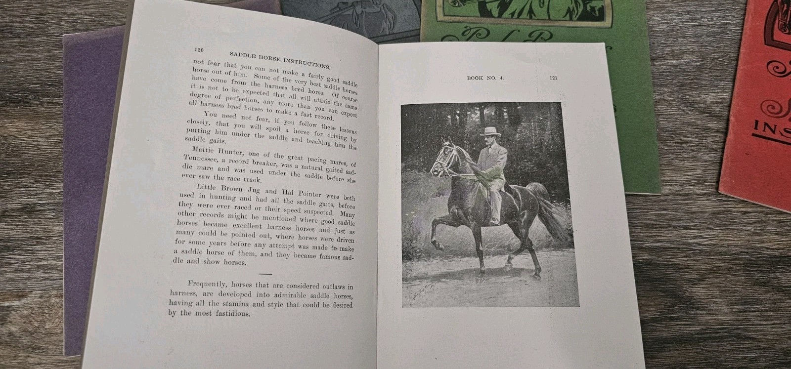 1910 Prof. Beery’s Saddle-Horse Instructions Booklets 1 – 5 Complete