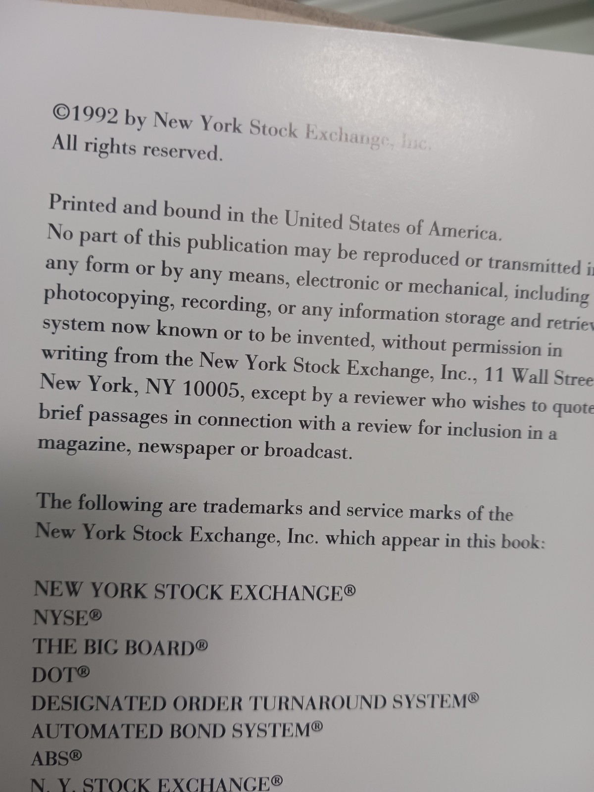 New York Stock Exchange: The First 200 Years – HC & Slipcase By James E Buck