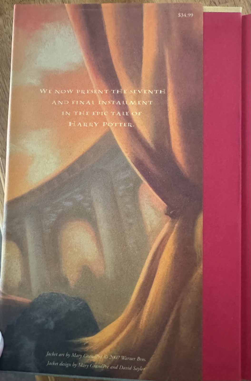Harry Potter and the Deathly Hallows with 759 pages, not 784, error, RARE
