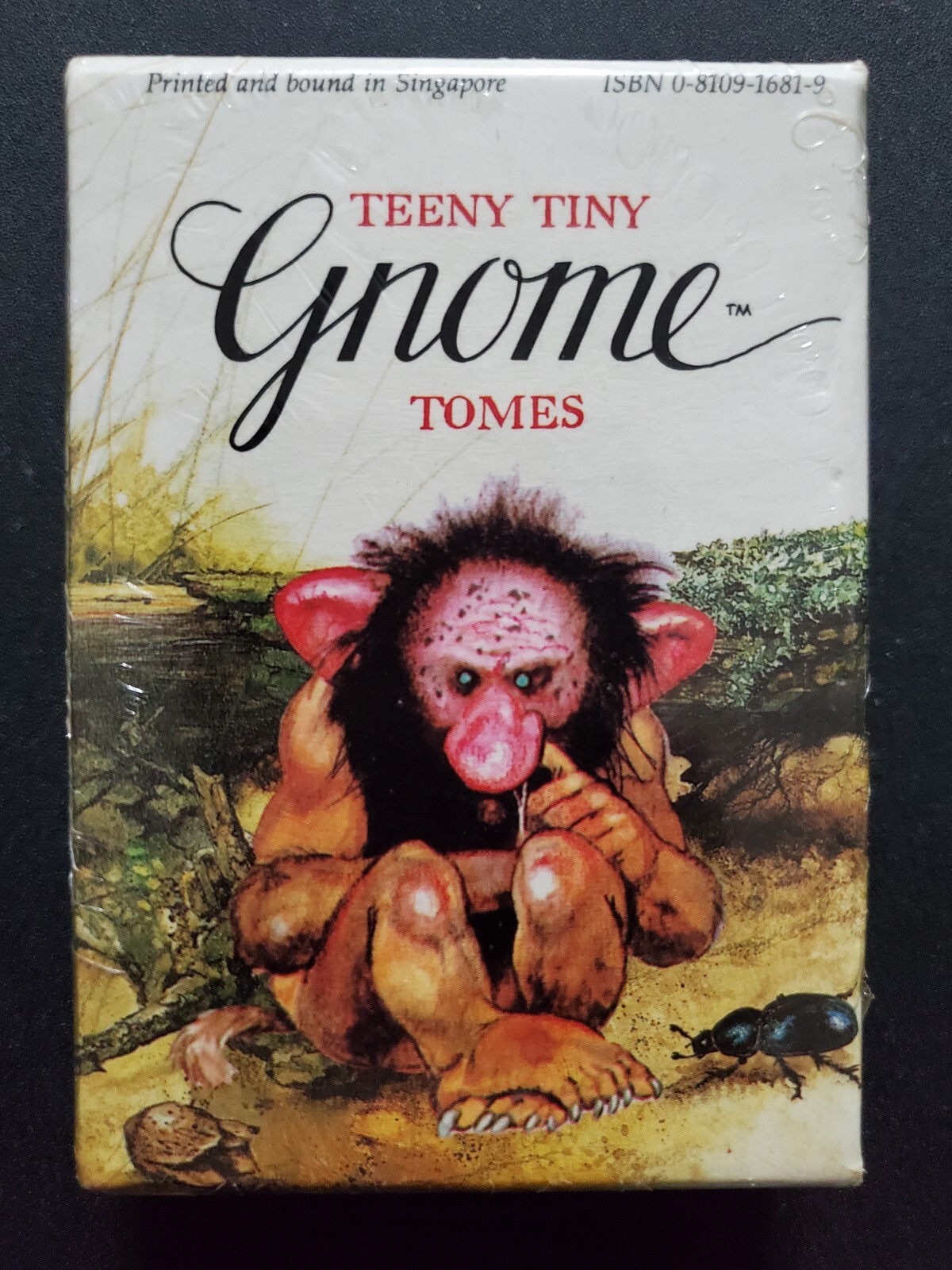 Teeny Tiny Gnome Tomes Miniature 3 Books Set In Slipcover 1981 NEW SEALED