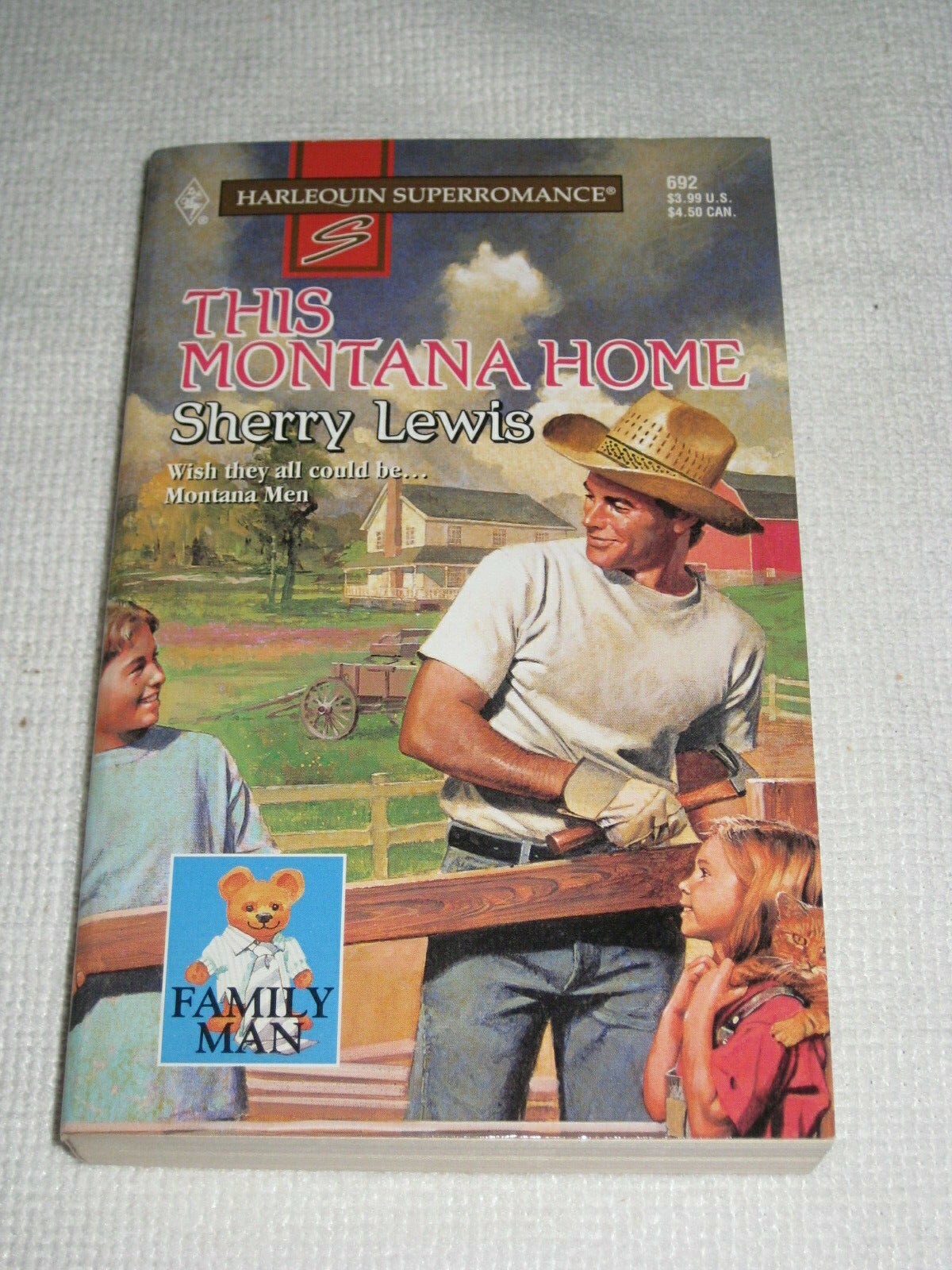 Sherry Lewis: „This Montana Home“ – A Harlequin SuperRomance #692 NEW