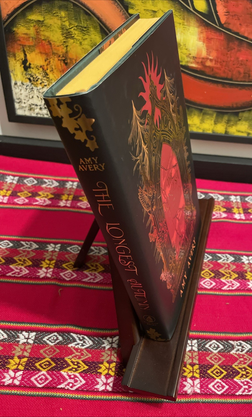 The Longest Autumn by Amy Avery HC *Signed 1st edition by Owlcrate