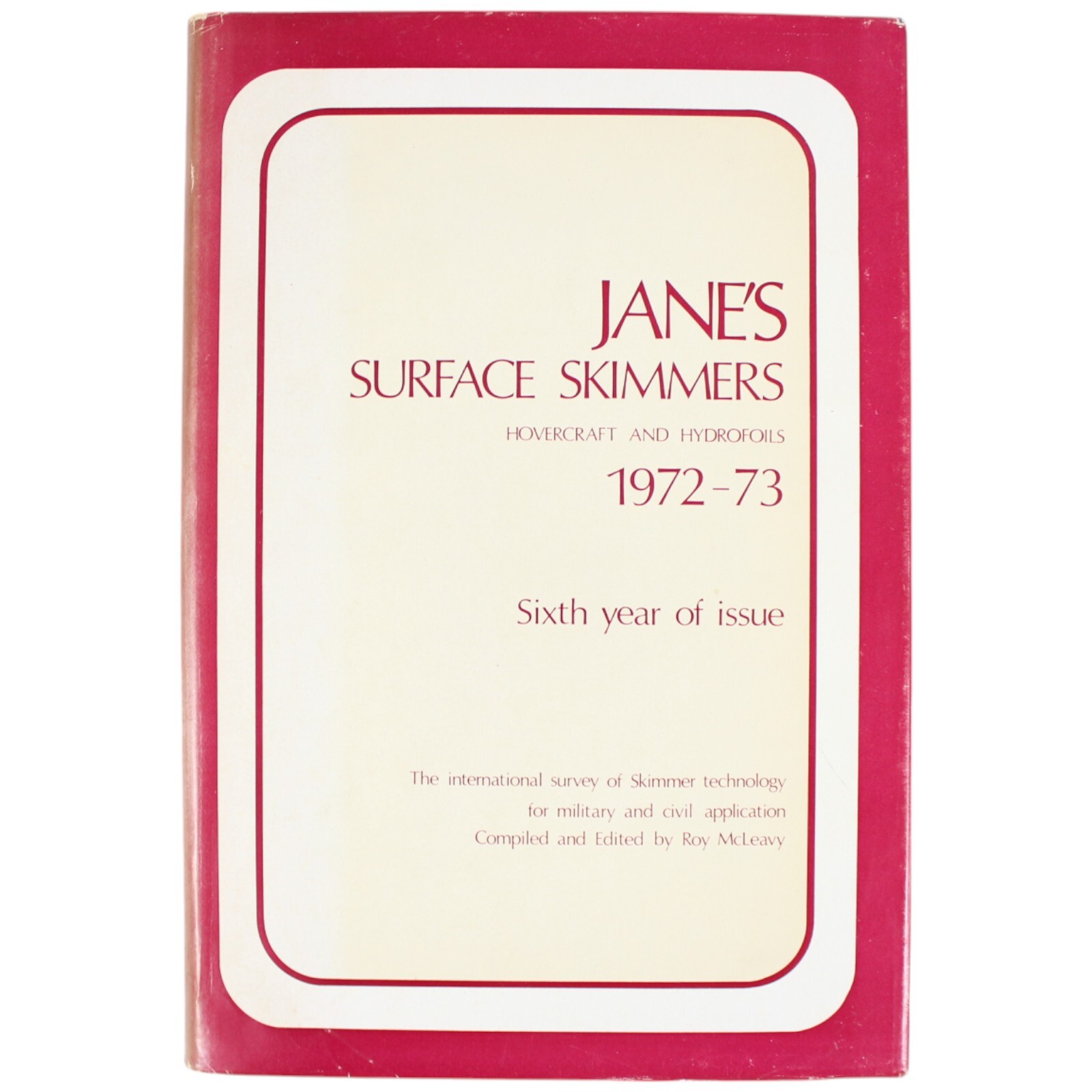 Hovercraft Hydrofoil Surface Skimmers JANES 1972-73 Military Recreational Craft