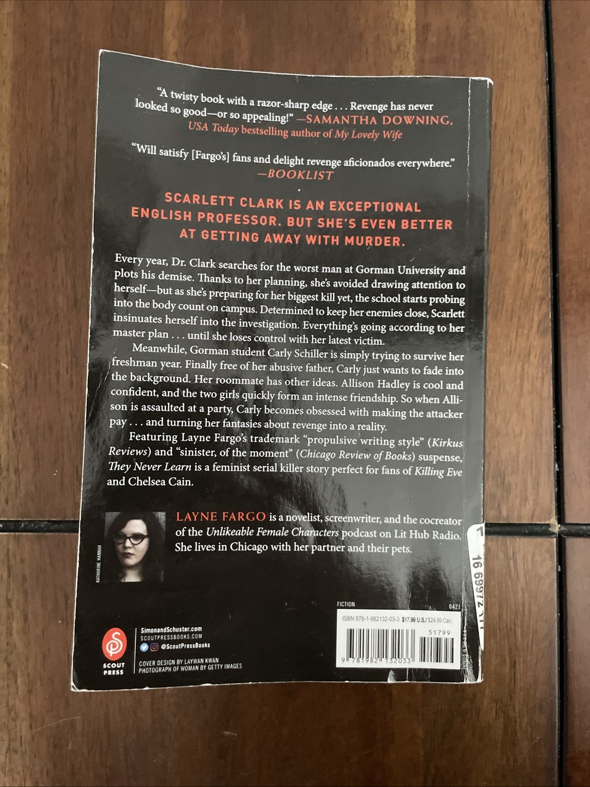 They Never Learn by Layne Fargo (2021, Trade Paperback)