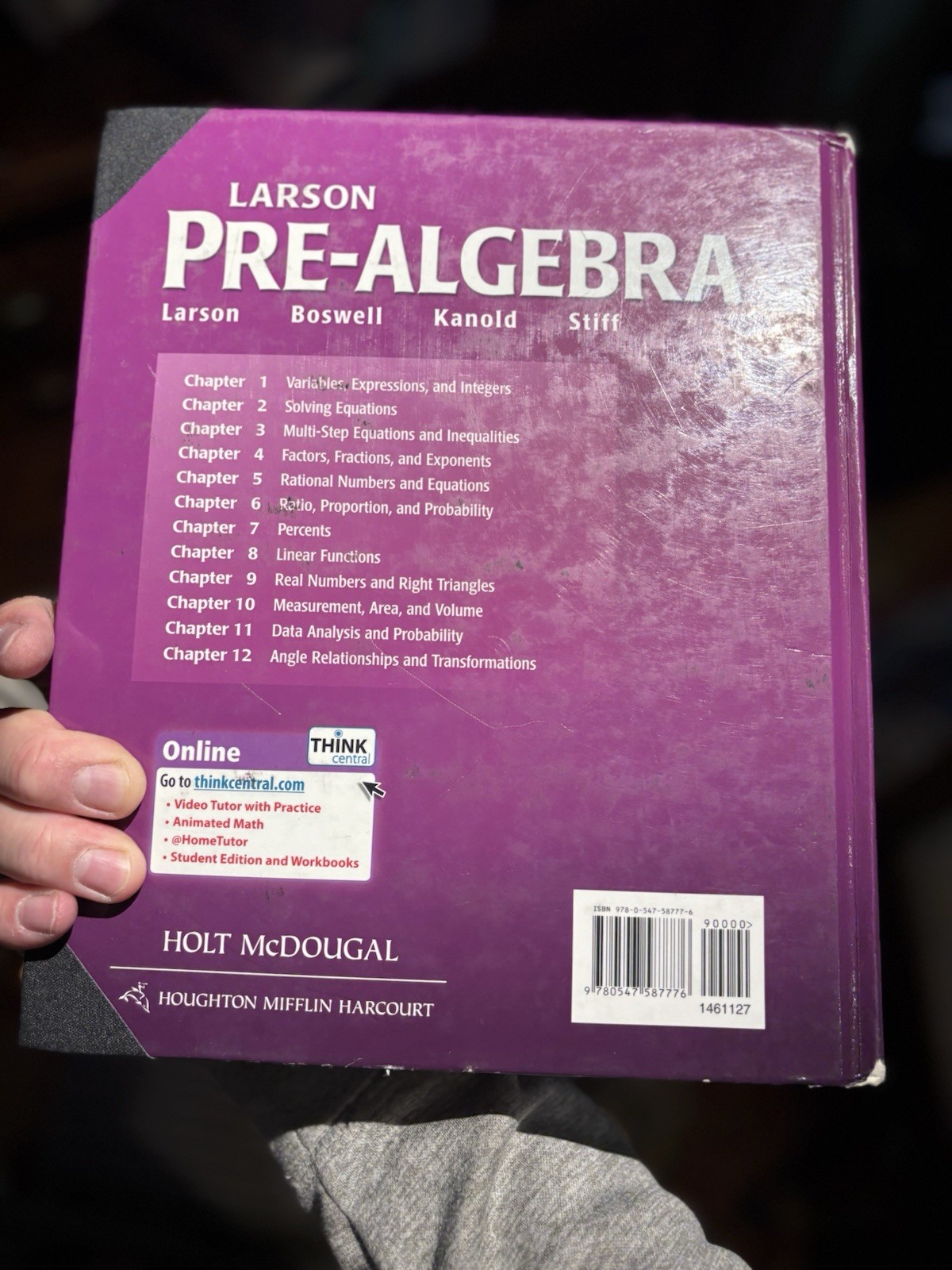 Holt McDougal Larson Pre-Algebra: Student Edition 2012 by HOLT MCDOUGAL