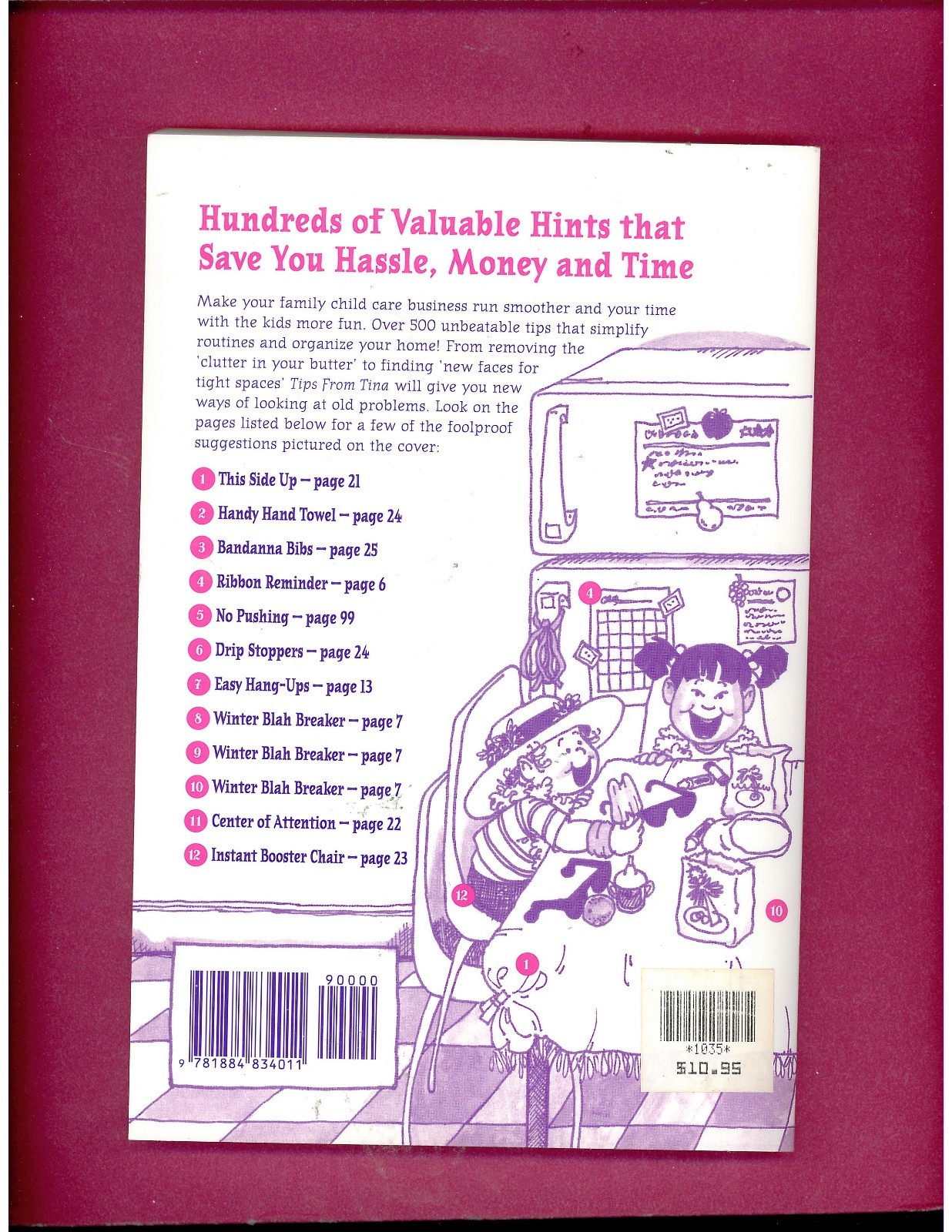 TIPS FROM TINA: Help Around the House by Tina Koch and Mary-Lane Kamberg, 1995,