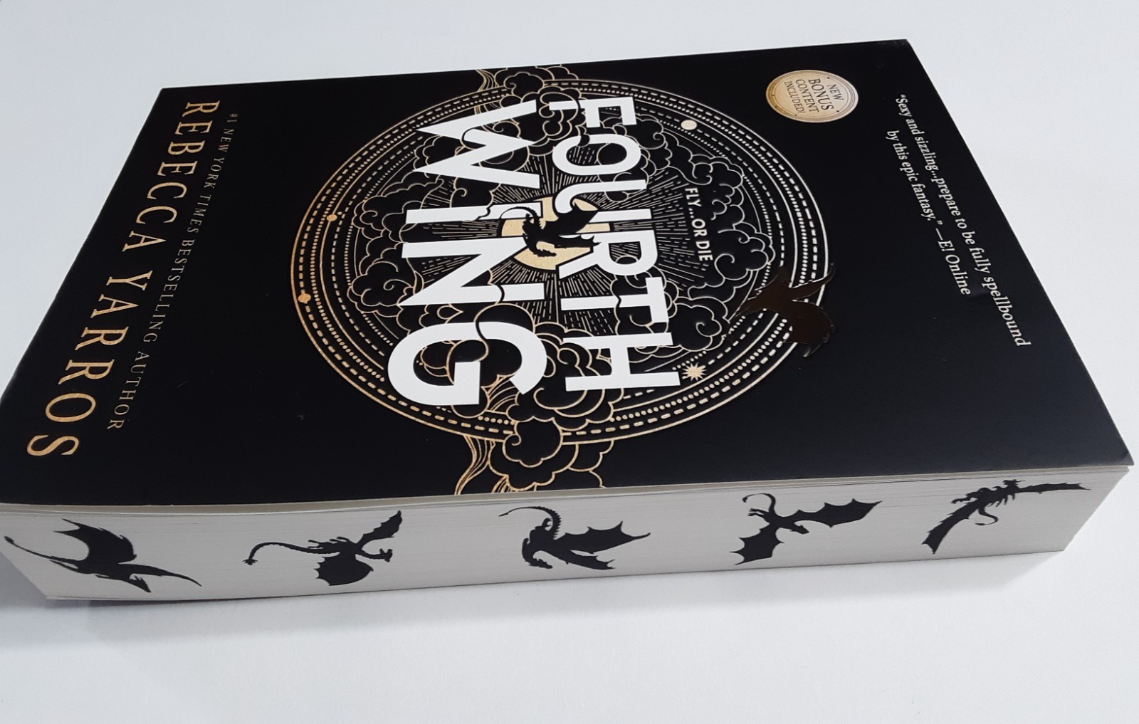 Fourth Wing Special Limited 1st Edition Paperback- Sprayed Edge