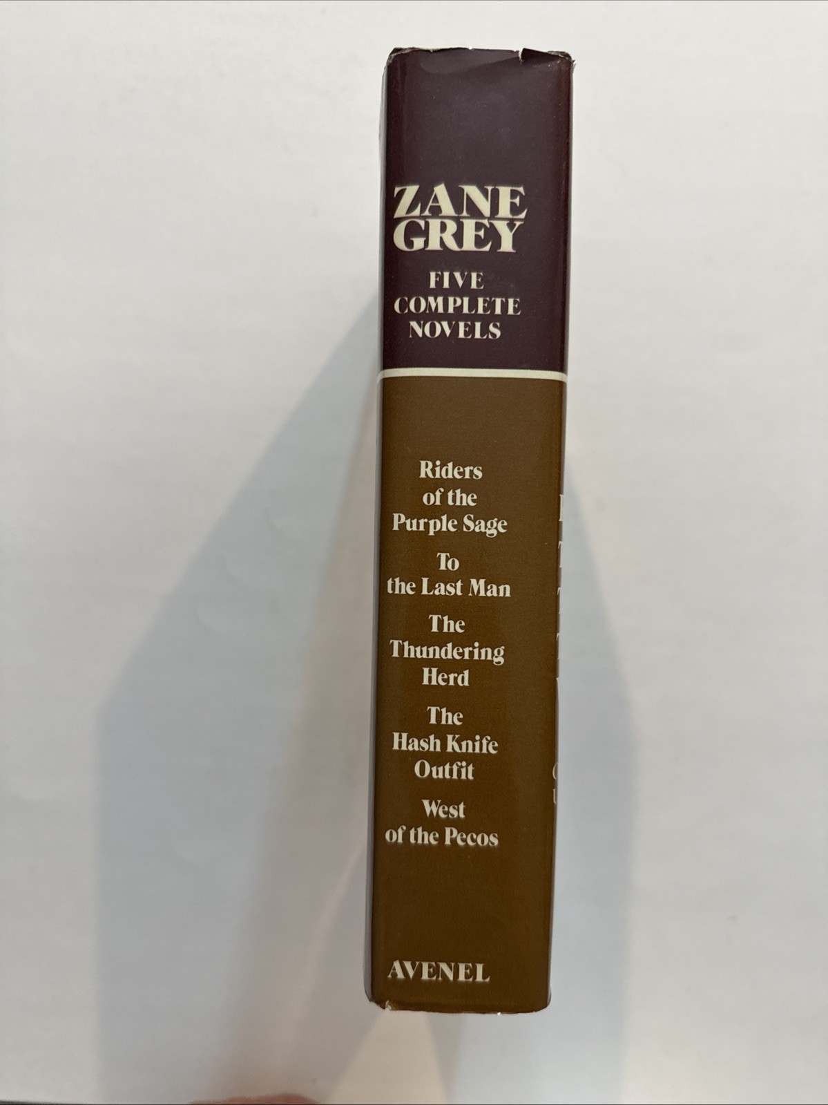 ZANE GREY FIVE COMPLETE NOVELS 1980 Purple Sage Thundering Herd West Of Pecos