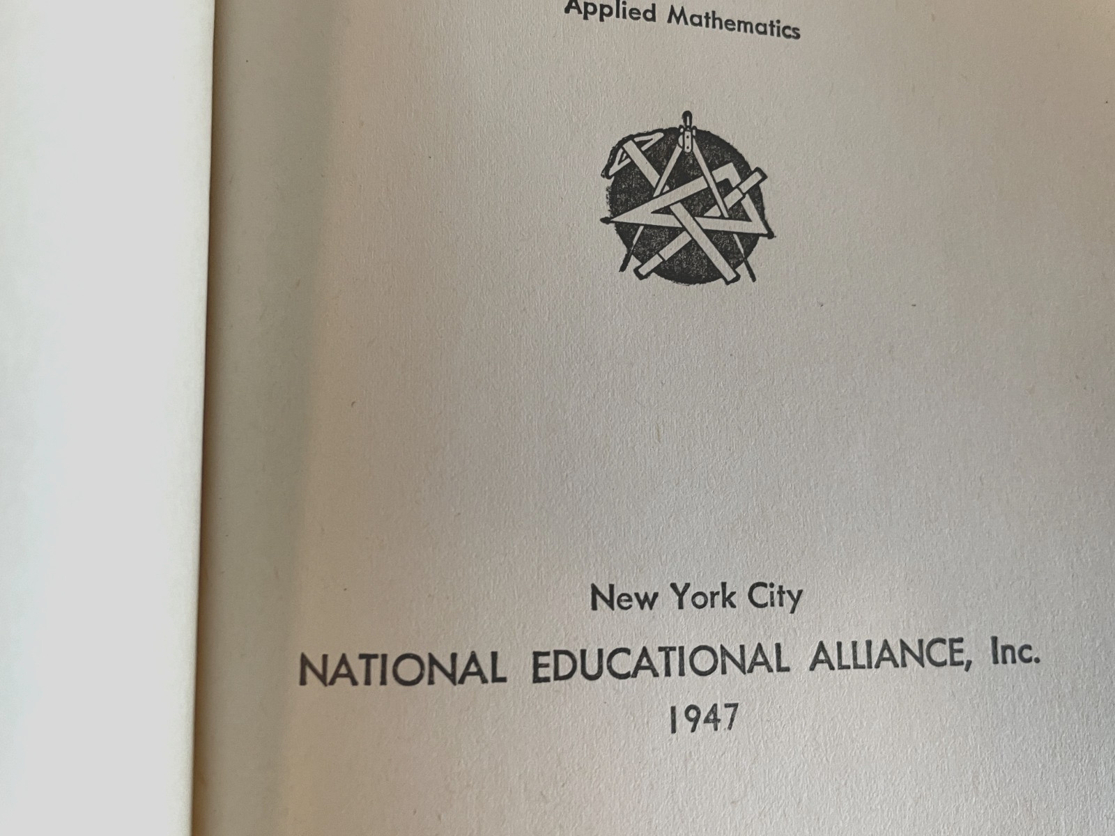 Vintage 1945 Practical Mathematics Vol 3 National Educational Alliance RARE Read