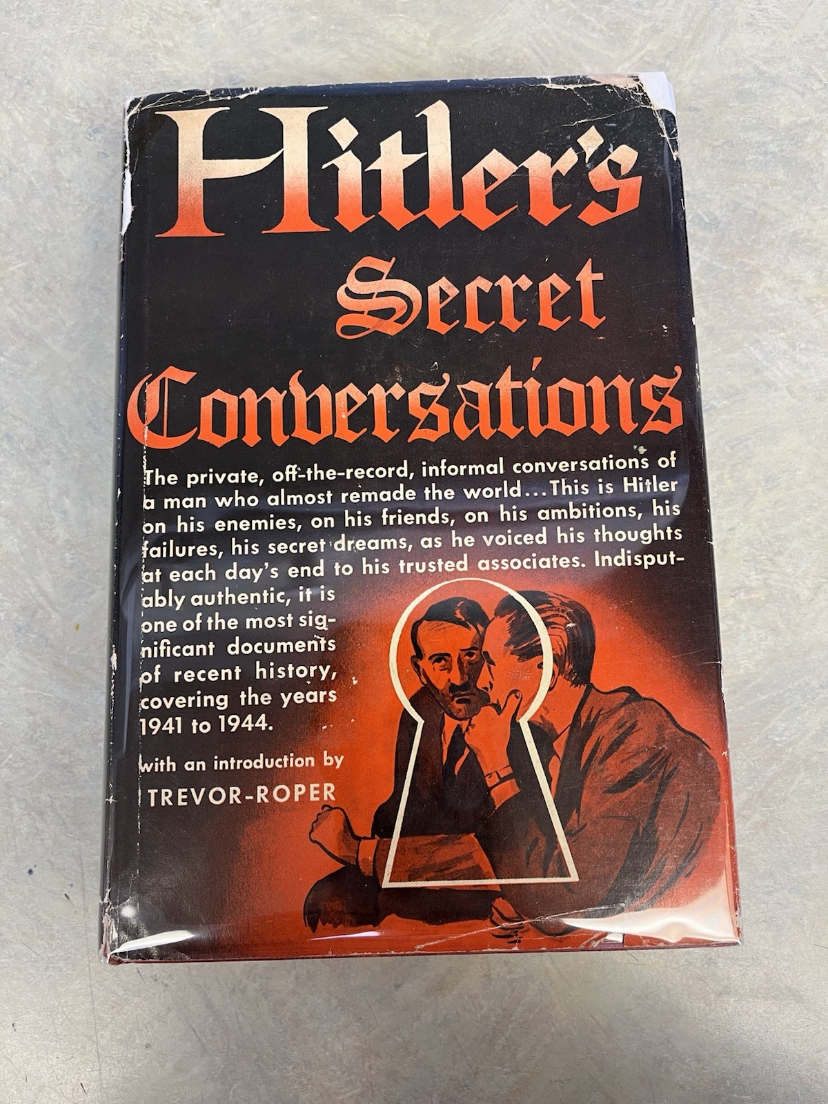 Hitler’s Secret Conversations/Farrar-Straus-Young/Hardcover/Dust Cover