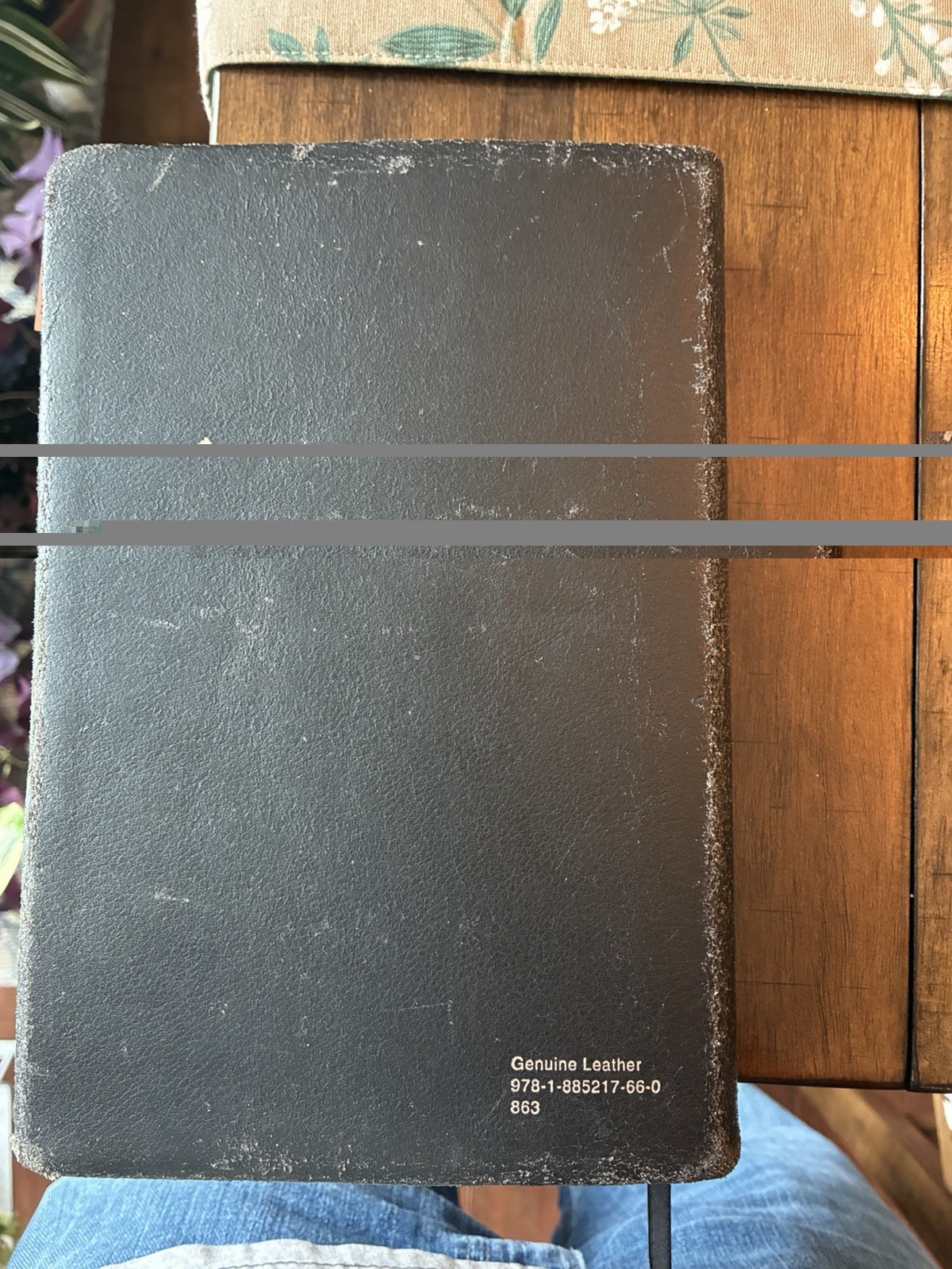 NASB 1995 Side-Column Reference Bible Genuine Leather Black Lockman Foundation