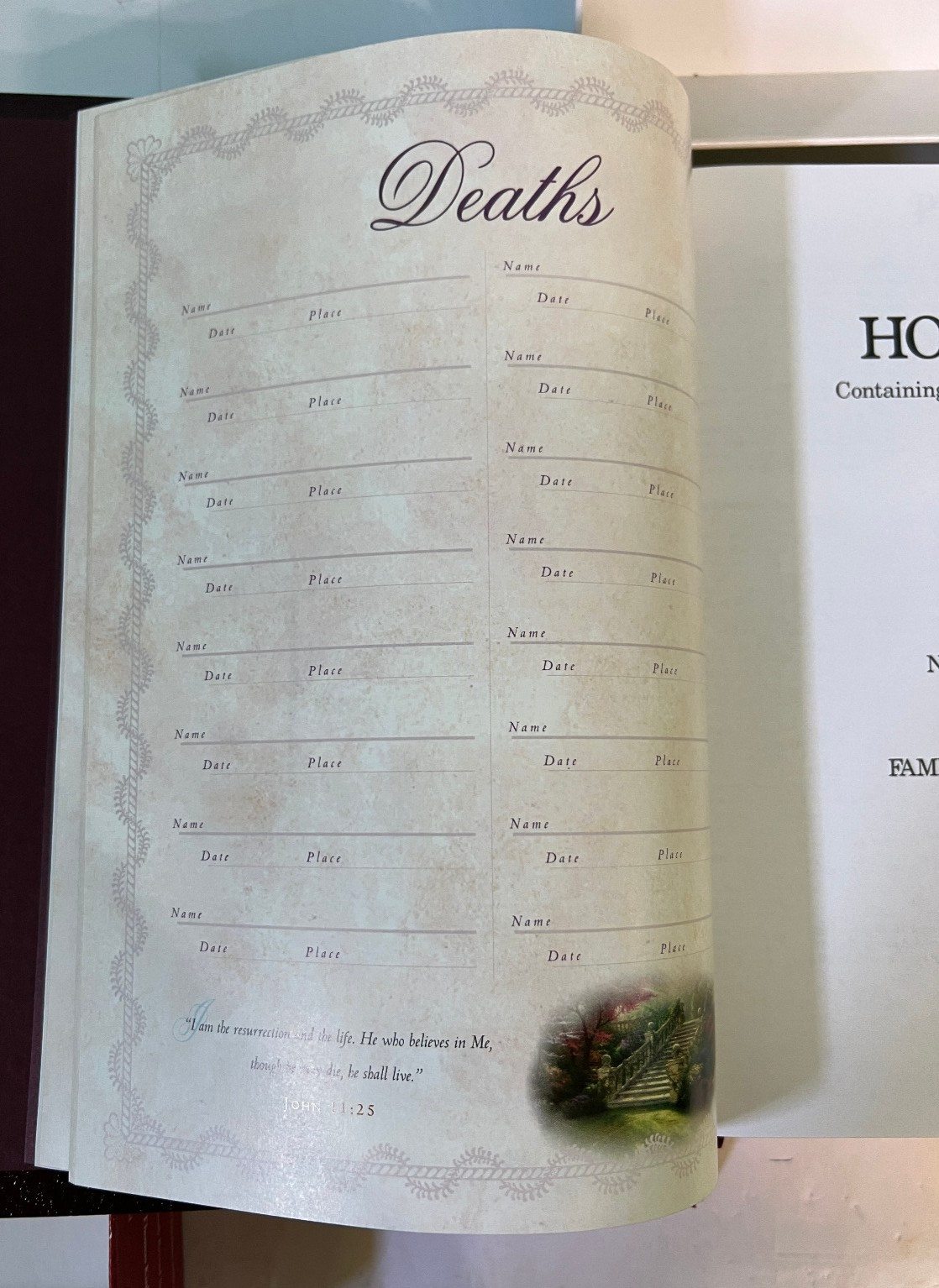 Thomas Kinkade Lighting the Way Home Family Bible NKJV Limited Collector’s