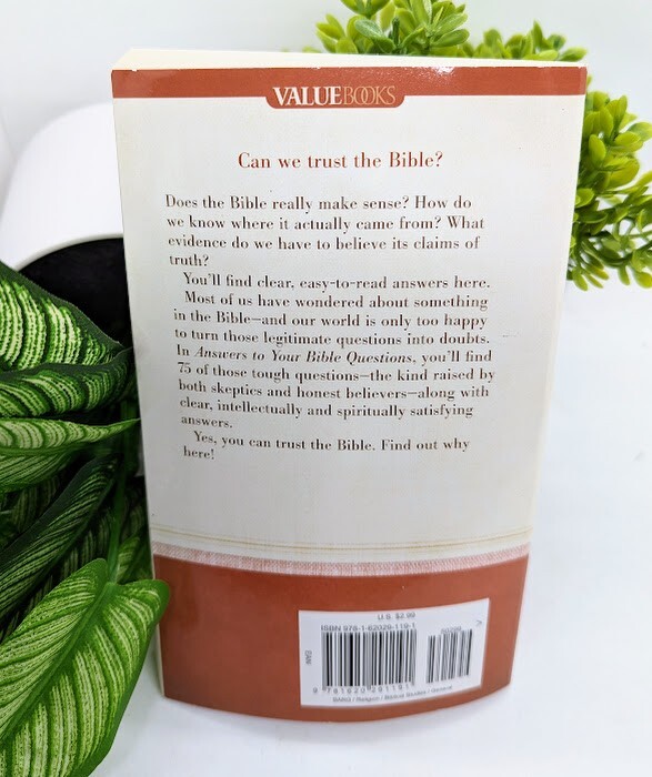 Value Bks.: Answers to Your Bible Questions : 75 Reasons to Believe Scripture’s