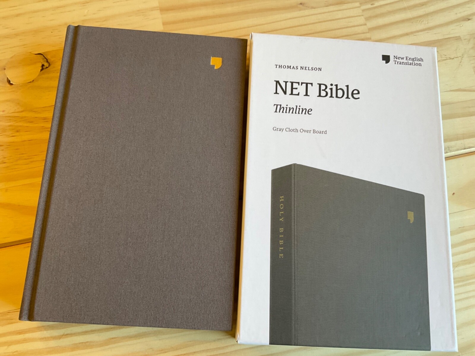 NET Thinline Bible 2019 Gray Hardcover